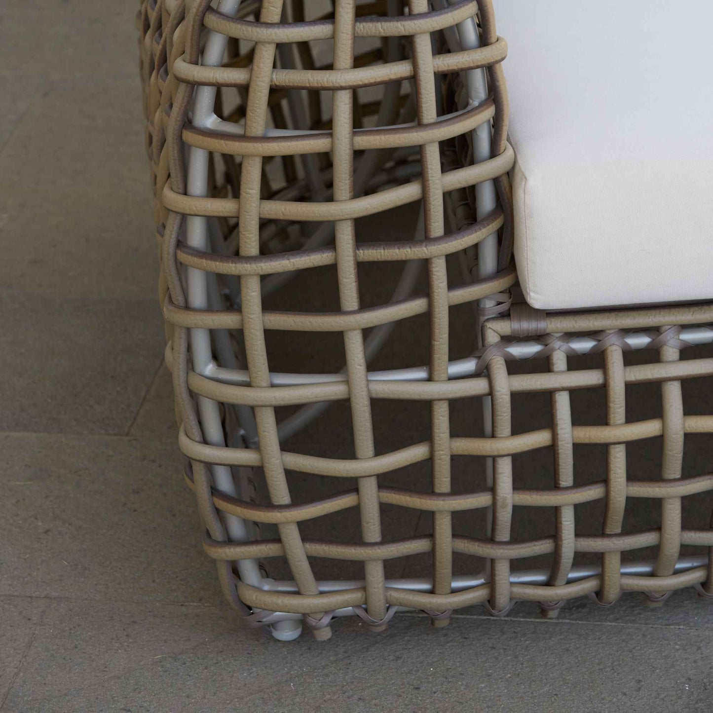 Dynasty Outdoor Armchair (Kubu Mushroom) with Sunbrella Cushion