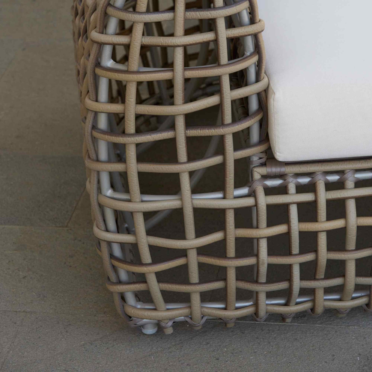Dynasty Outdoor Armchair (Kubu Mushroom) with Sunbrella Cushion