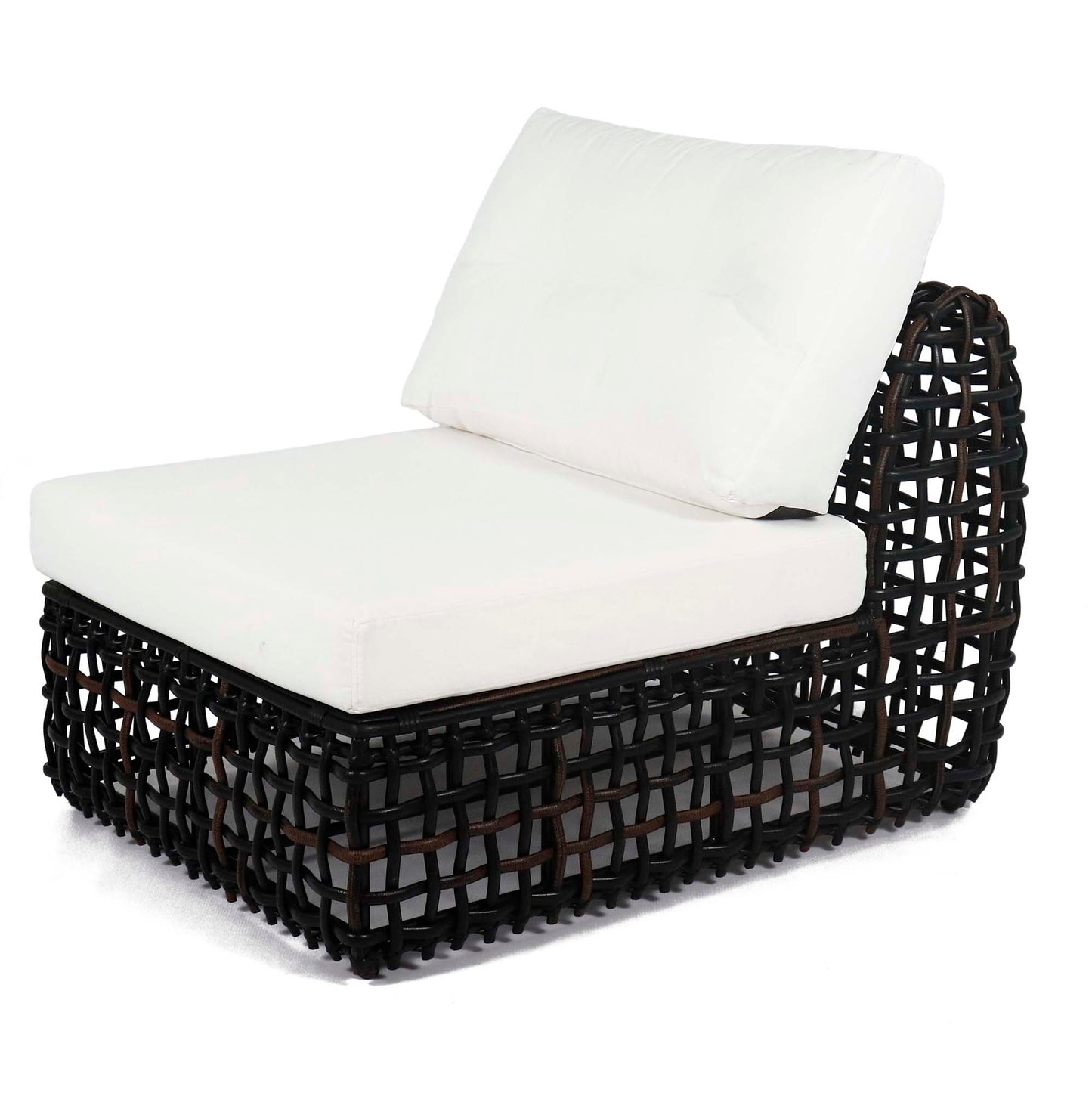 Dynasty 10-Piece Sectional Set (Black Mushroom) with Sunbrella Cushions