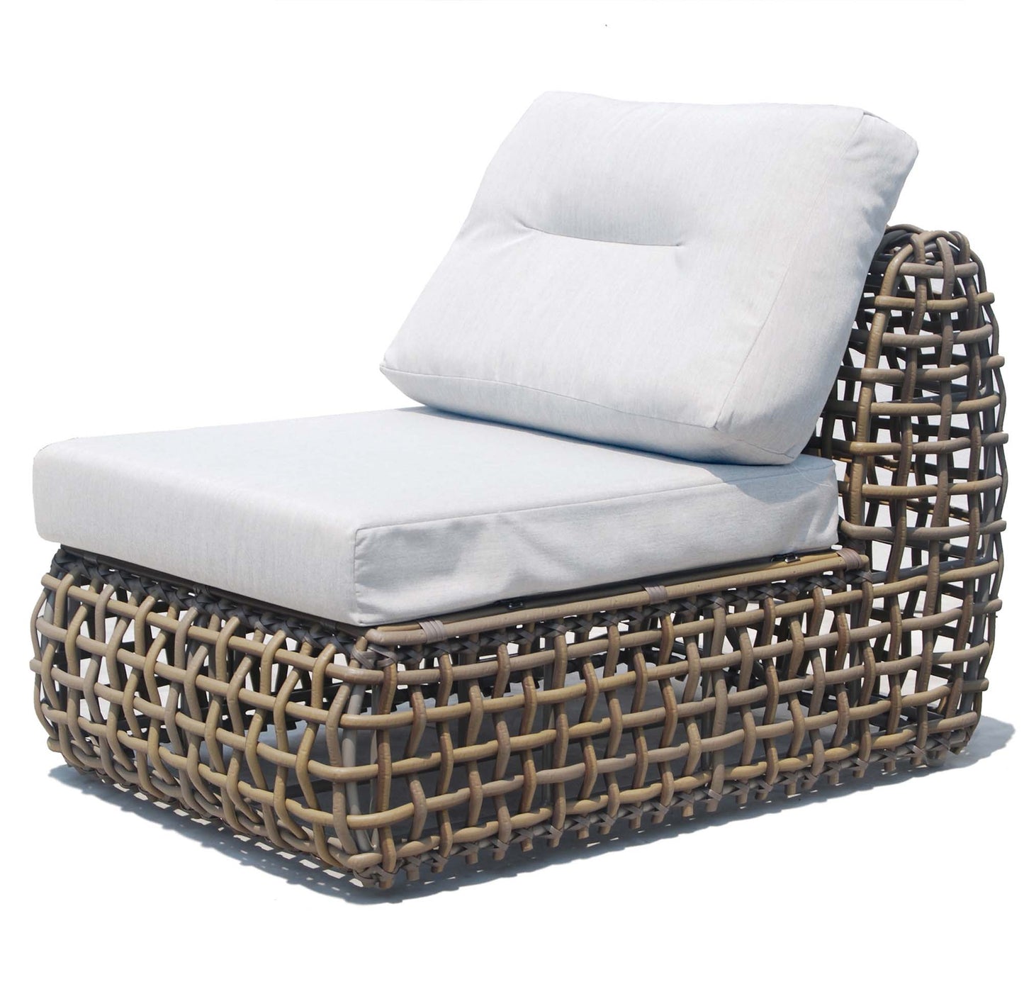 Dynasty 10-Piece Sectional Set (Kubu Mushroom) with Sunbrella Cushions