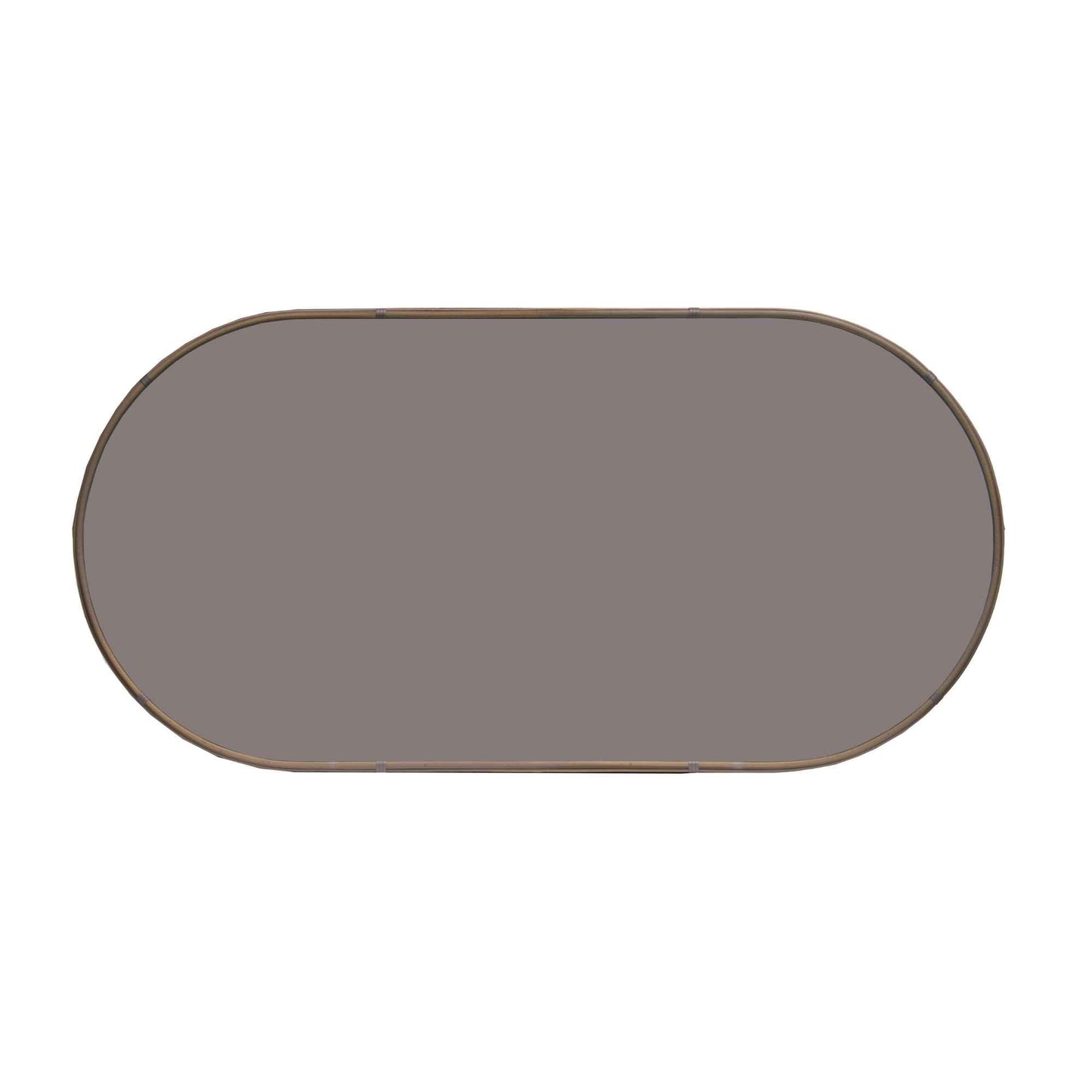 Dynasty Oval Outdoor Dining Table with Glass (Kubu Mushroom)
