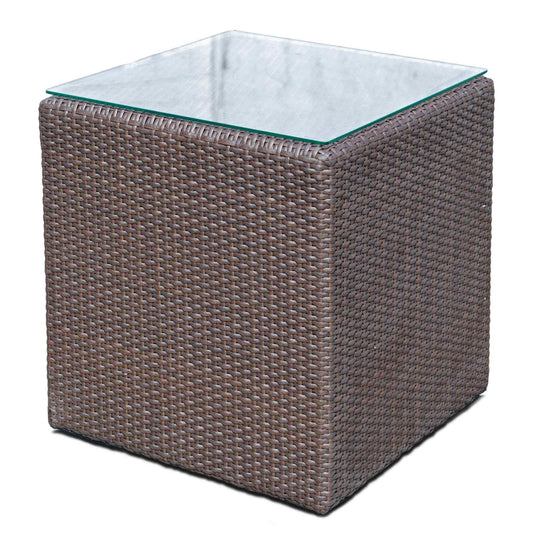 Anibal Side Table with Glass