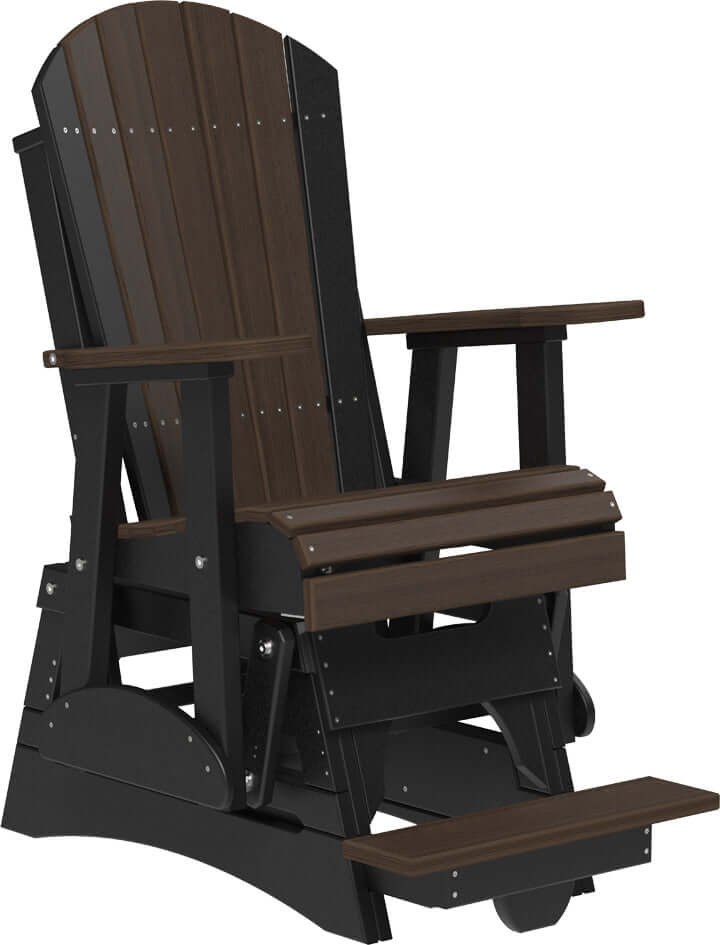 LuxCraft 2' Adirondack Balcony Glider Chair