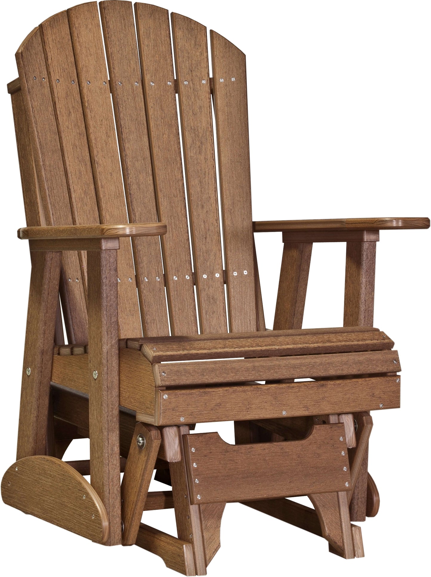 LuxCraft 2' Adirondack Outdoor Glider Chair
