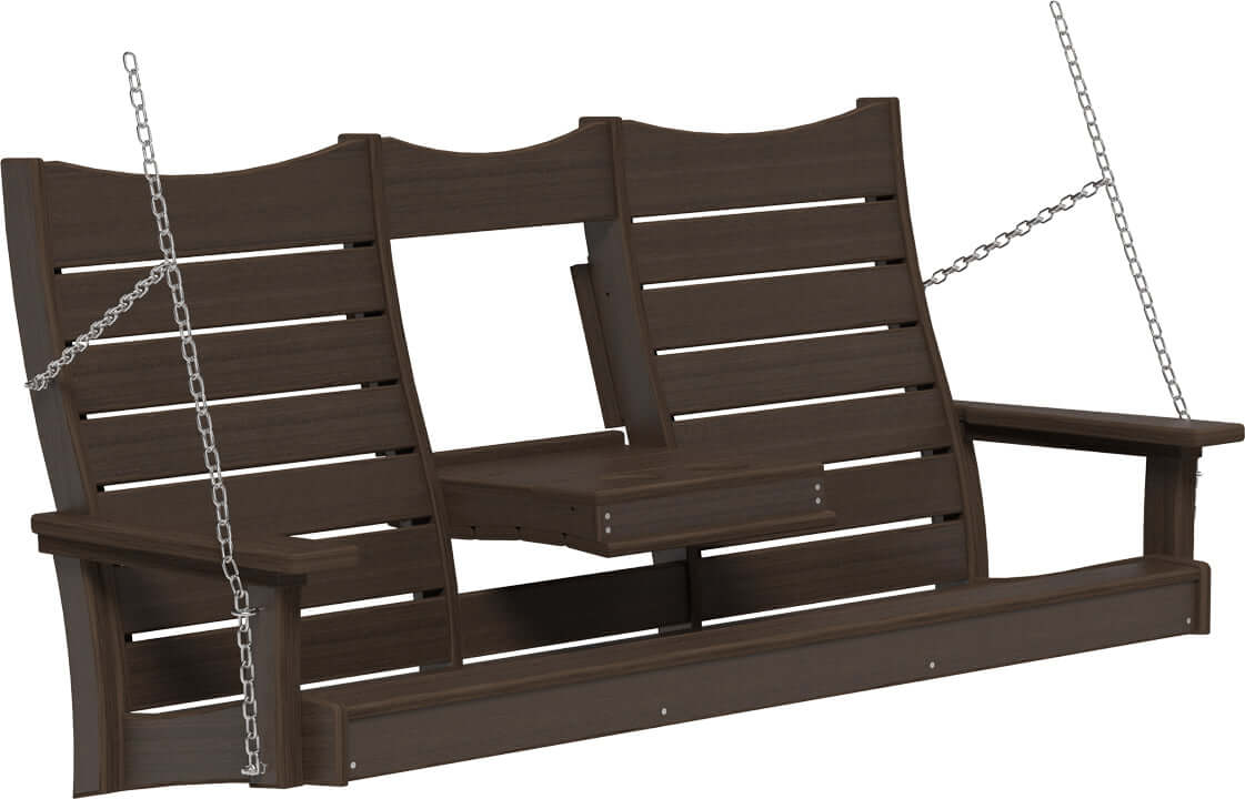 LuxCraft 5' Contour Outdoor Swing