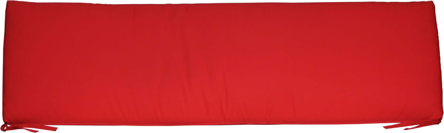 5-foot outdoor swing cushion made from Sunbrella fabric