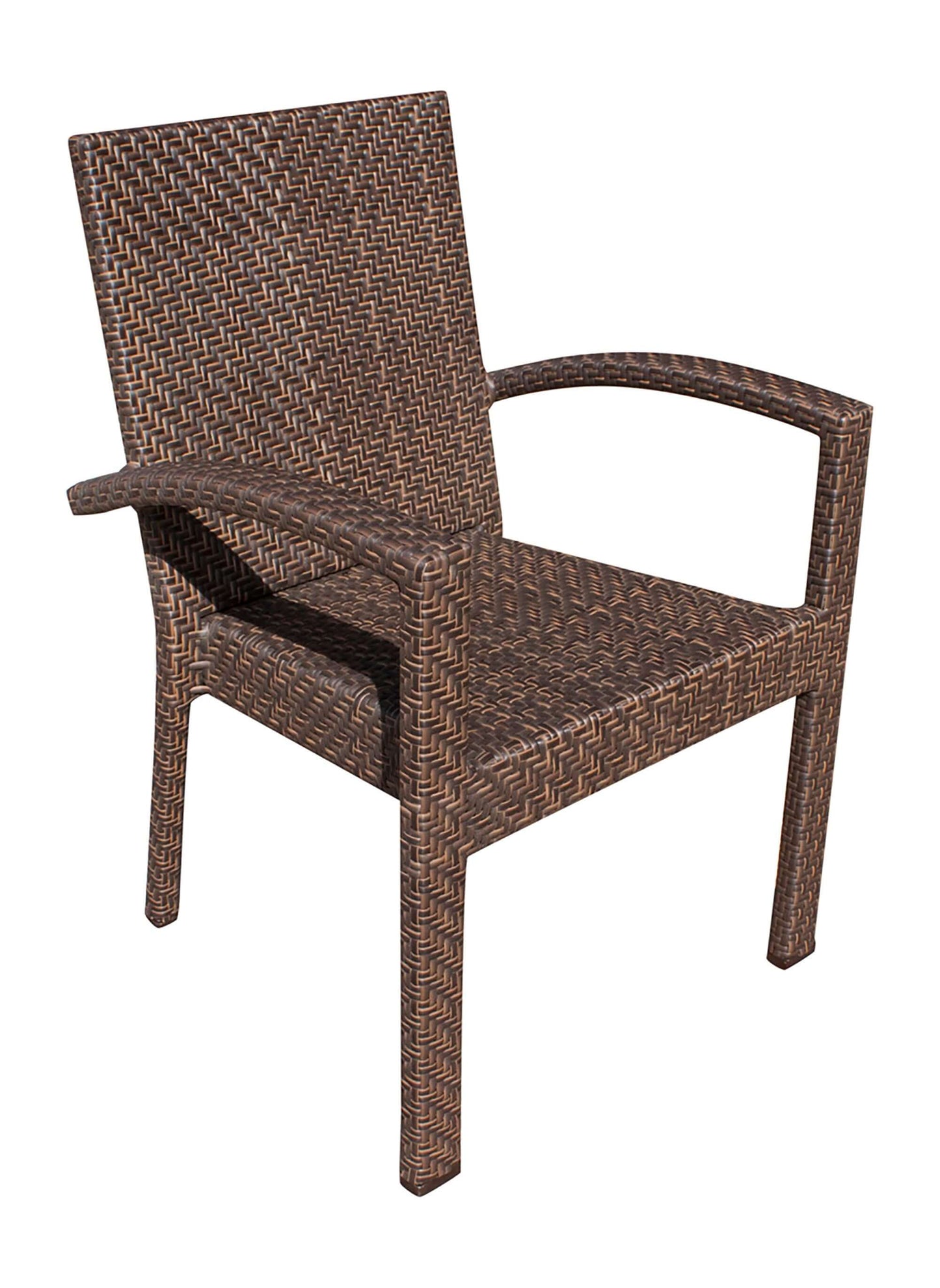 Outdoor stackable armchair