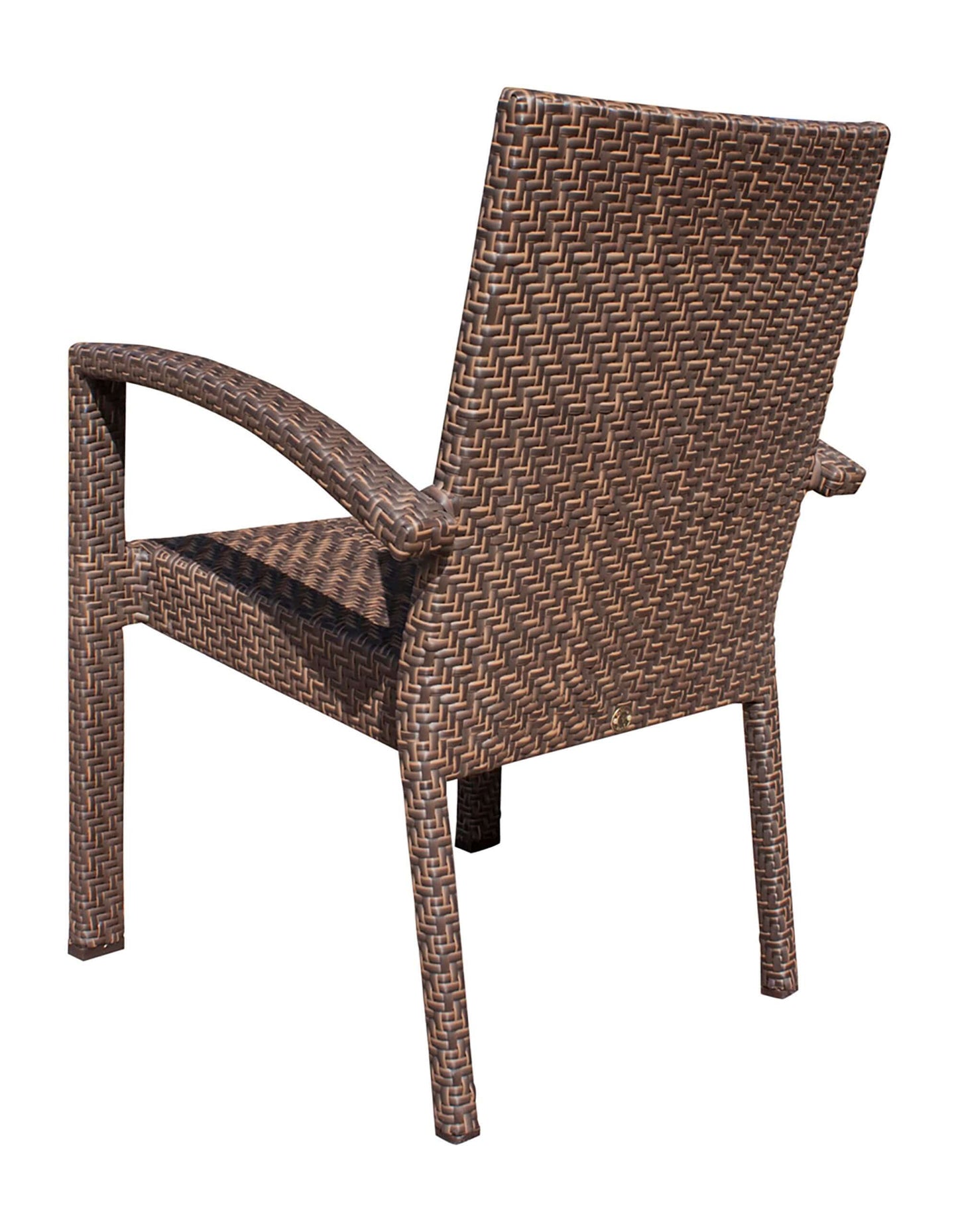 Outdoor stackable armchair