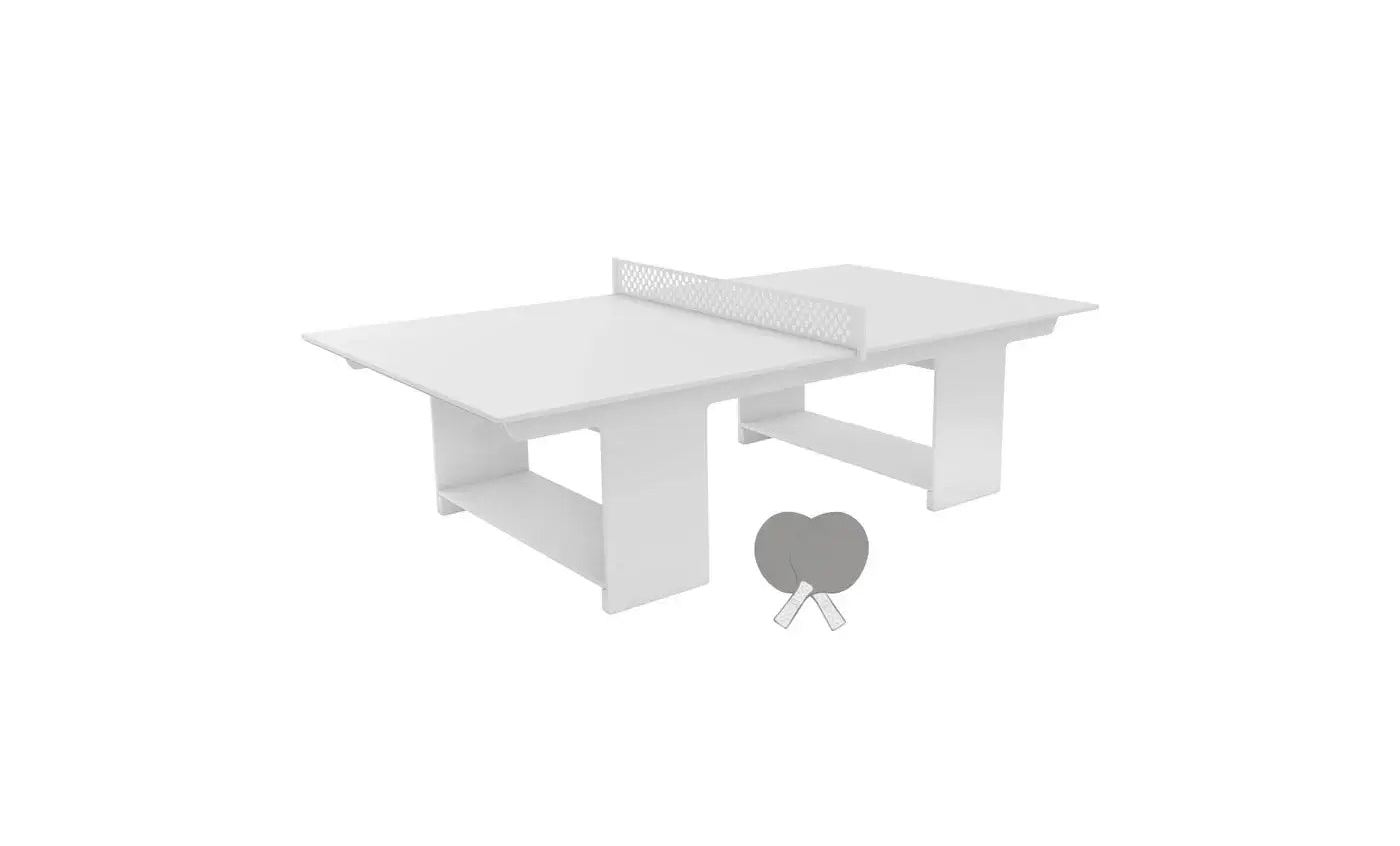 Perfect for your backyard, deck, or patio, this premium table tennis set comes complete with a durable net, two paddles, and four balls, so you can start playing the moment it’s set up.