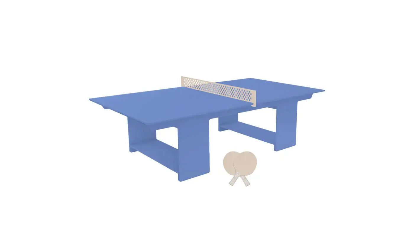 Perfect for your backyard, deck, or patio, this premium table tennis set comes complete with a durable net, two paddles, and four balls, so you can start playing the moment it’s set up.