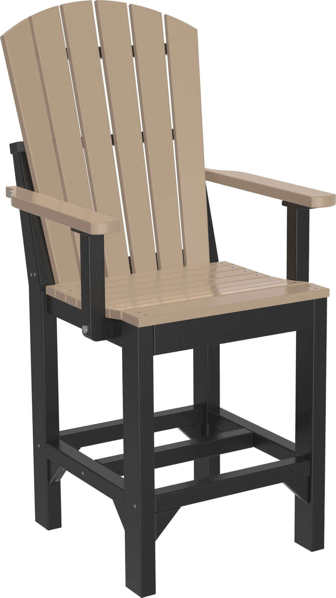 LuxCraft Adirondack Outdoor Dining Arm Chair