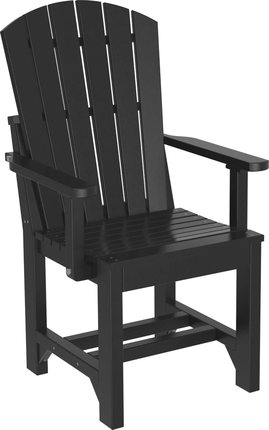 LuxCraft Adirondack Outdoor Dining Arm Chair