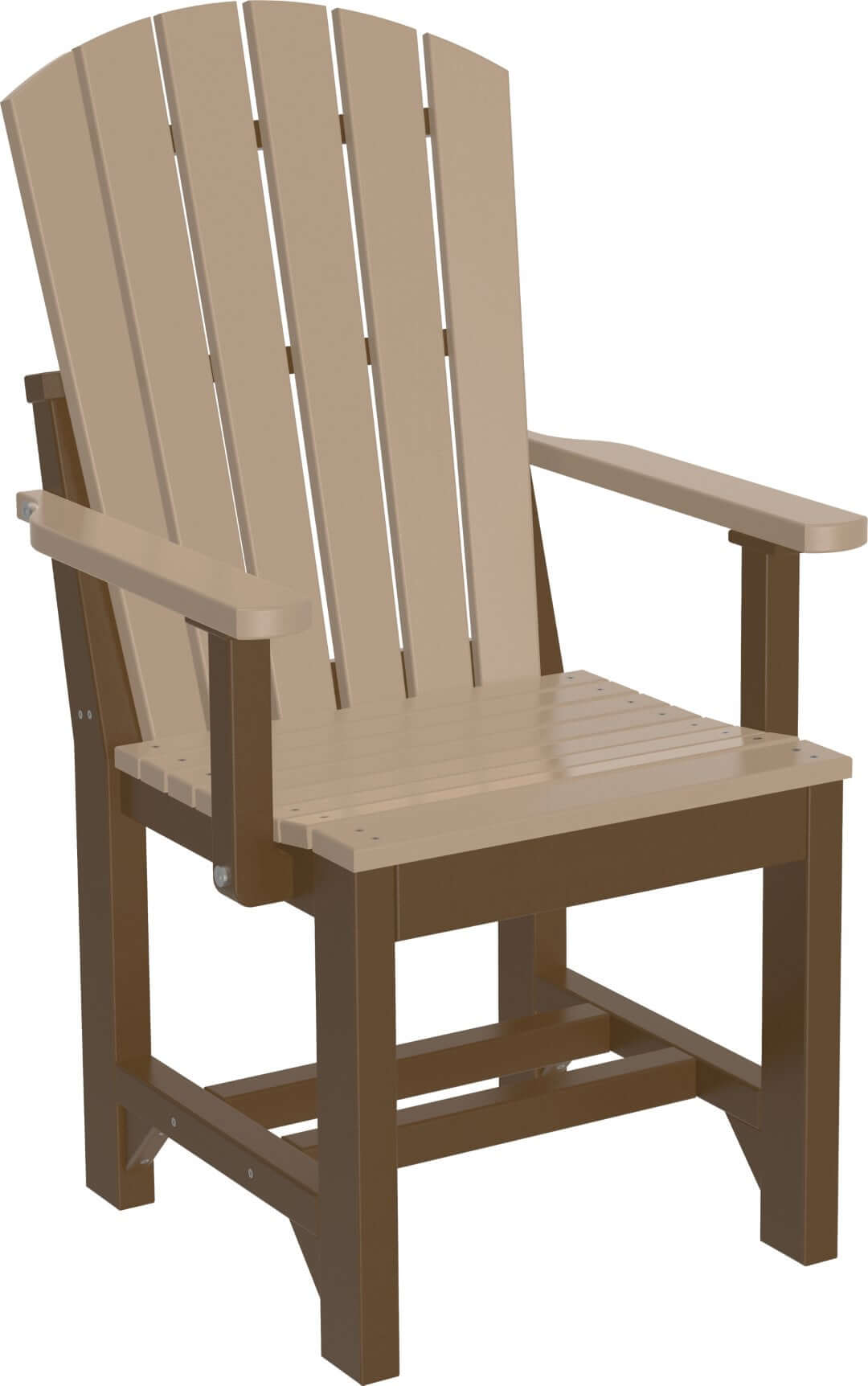 LuxCraft Adirondack Outdoor Dining Arm Chair