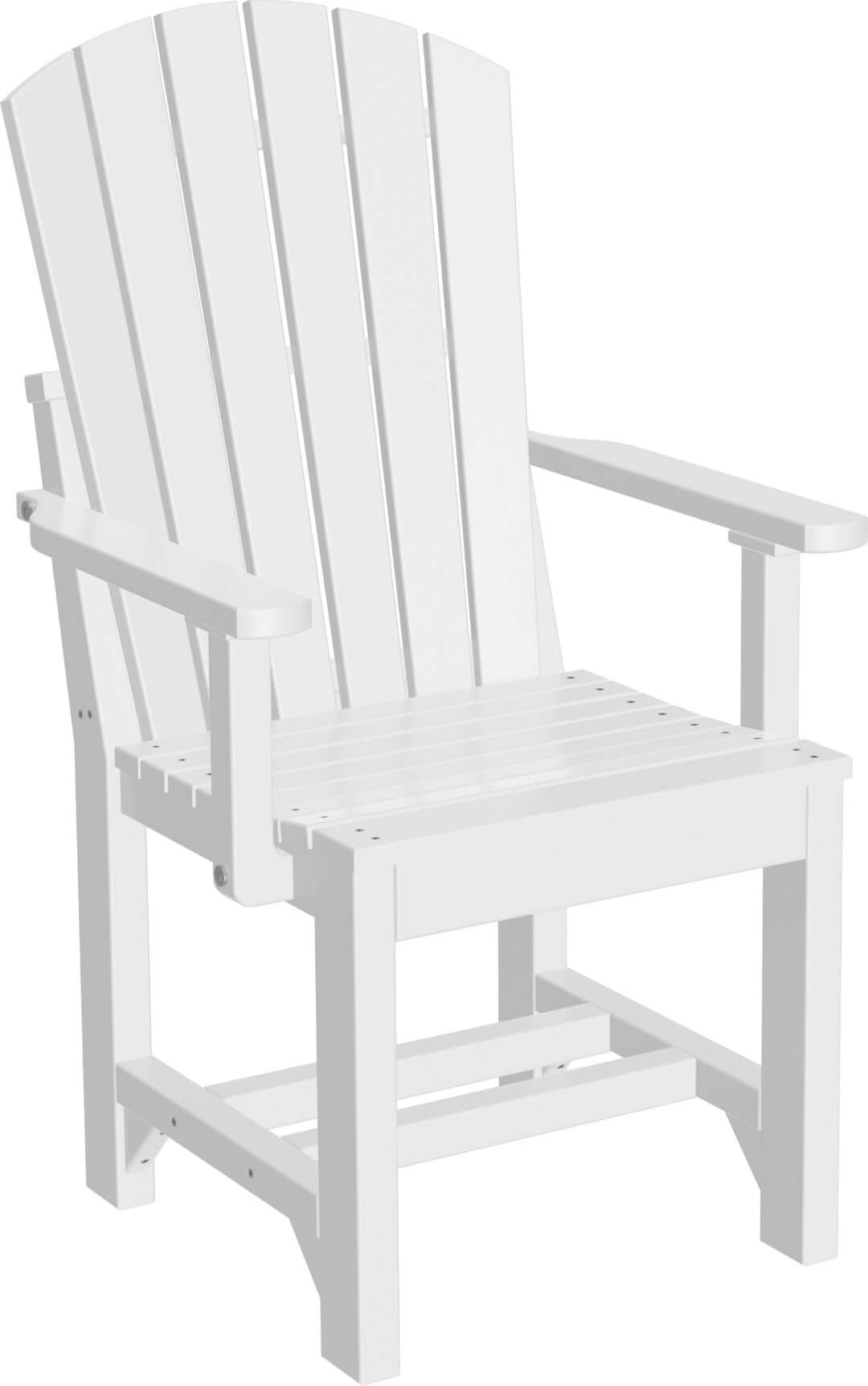 LuxCraft Adirondack Outdoor Dining Arm Chair