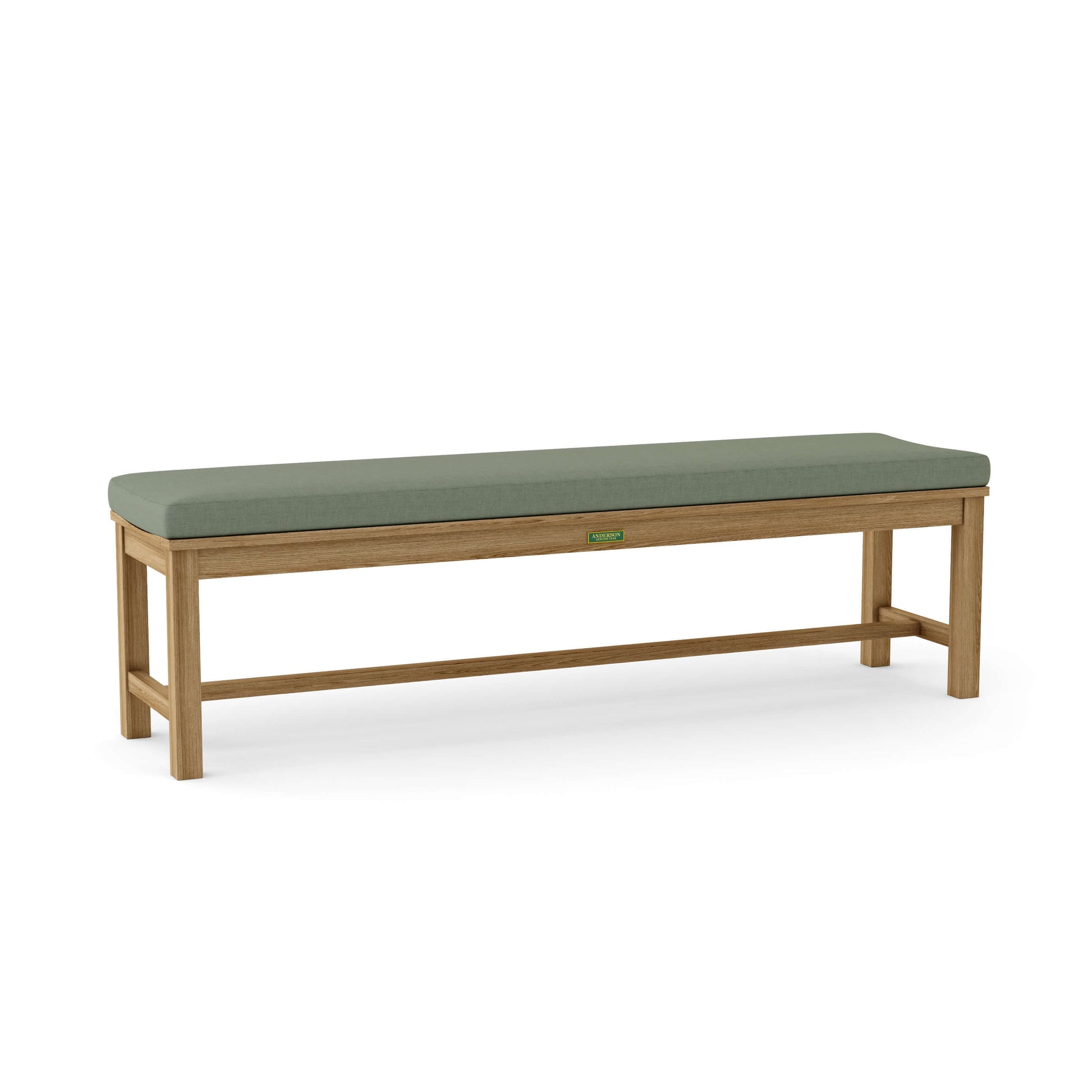 Anderson Teak 4-Seater Backless Outdoor Teak Wood Bench