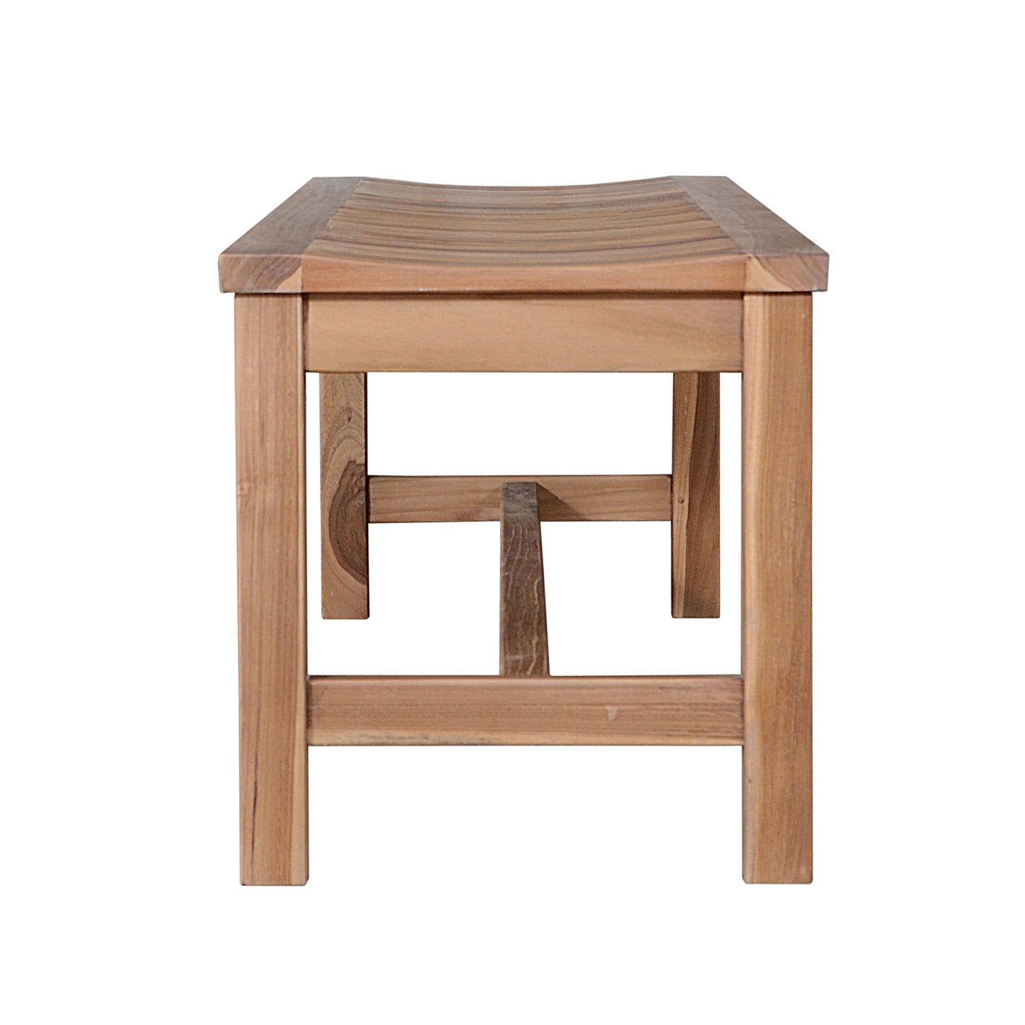 Anderson Teak 4-foot Backless Outdoor Wood Bench