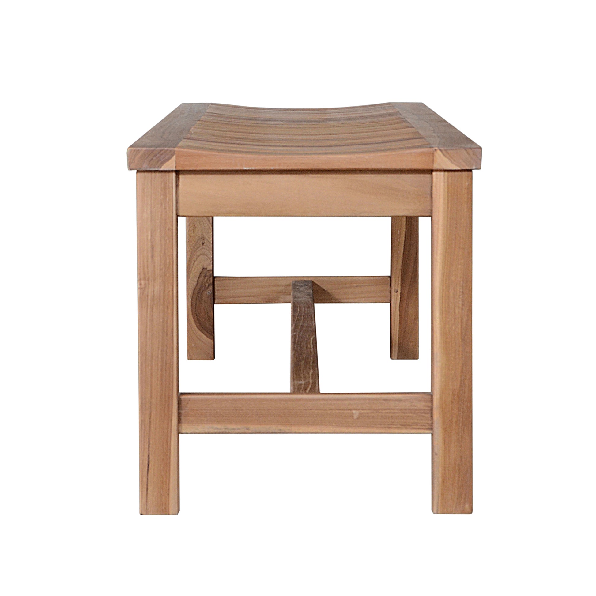 Anderson Teak 4-foot Backless Outdoor Wood Bench