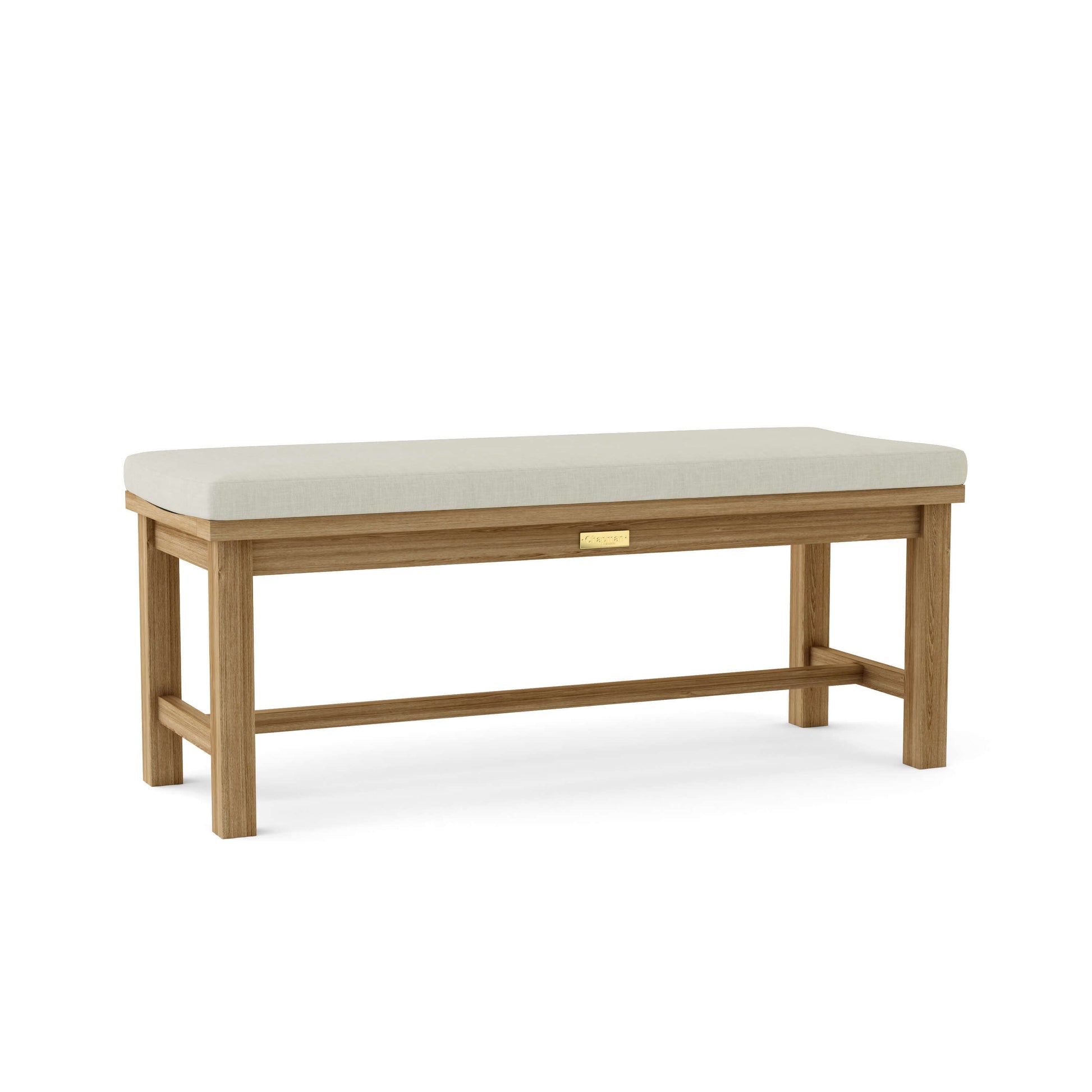Anderson Teak 4-foot Backless Outdoor Wood Bench