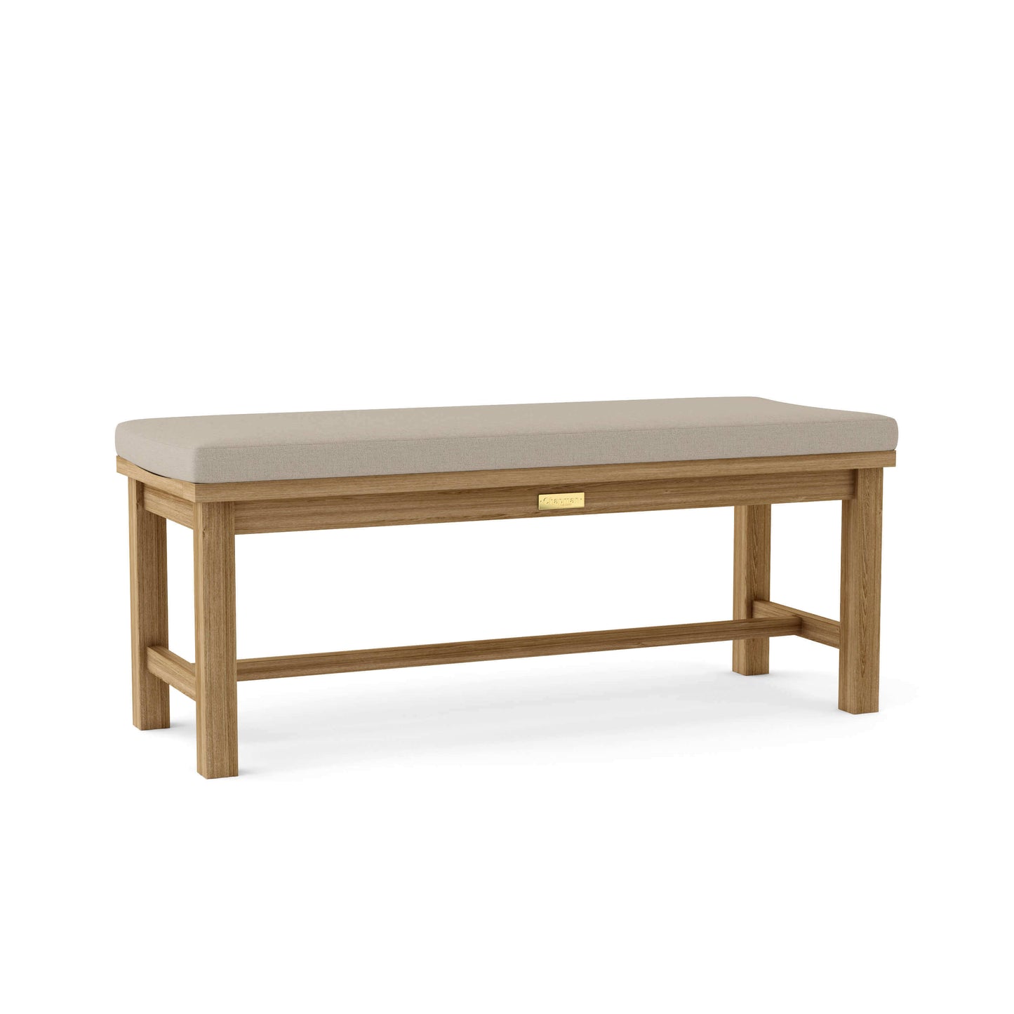 Anderson Teak 4-foot Backless Outdoor Wood Bench