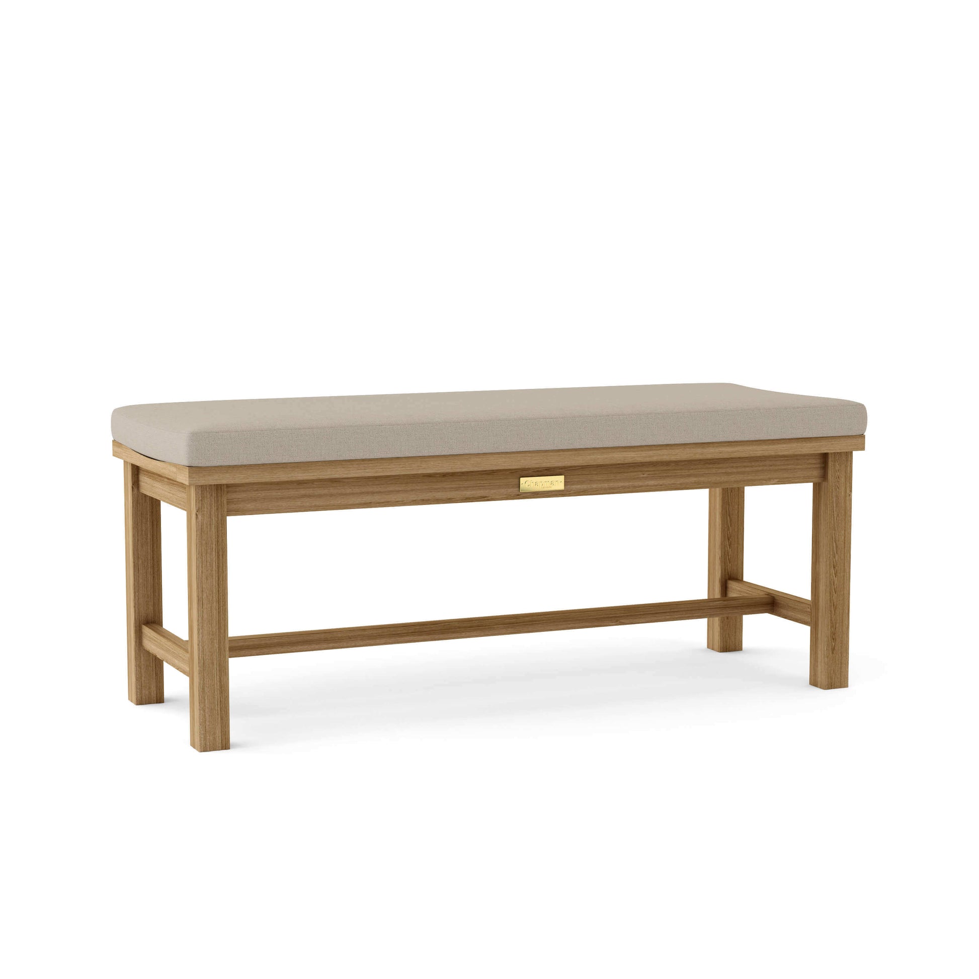 Anderson Teak 4-foot Backless Outdoor Wood Bench