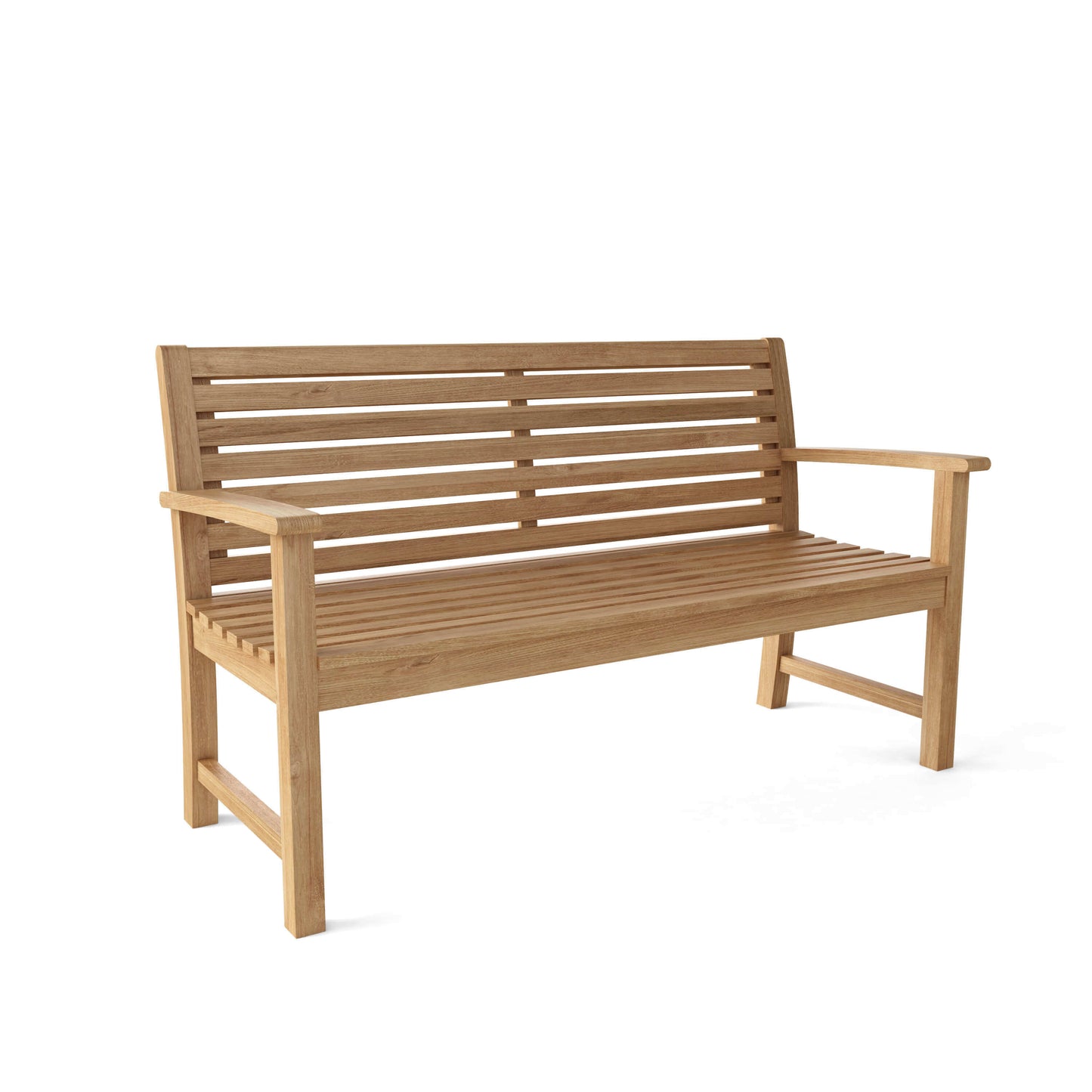 Anderson Teak 3-Seater Outdoor Teak Wood Bench