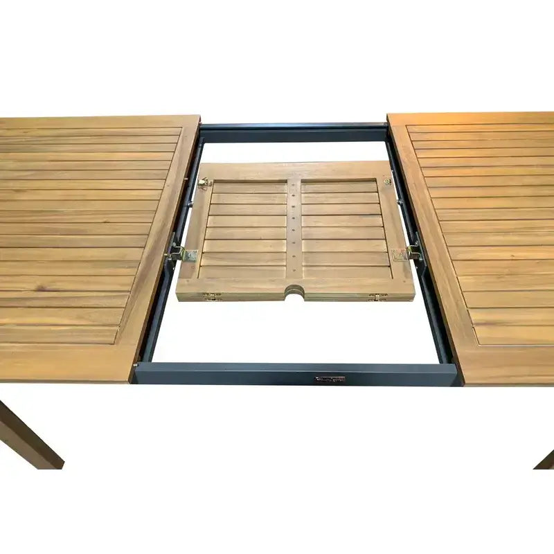 Panama Jack Grade-A Teak wood outdoor rectangular extendable dining table