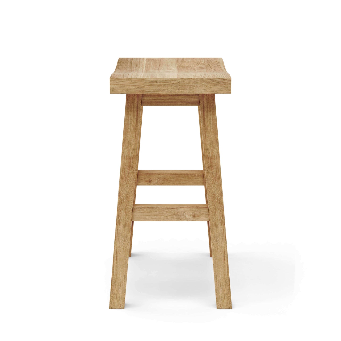 Anderson Teak Rectangular Outdoor Counter Stool made from durable solid teak wood construction
