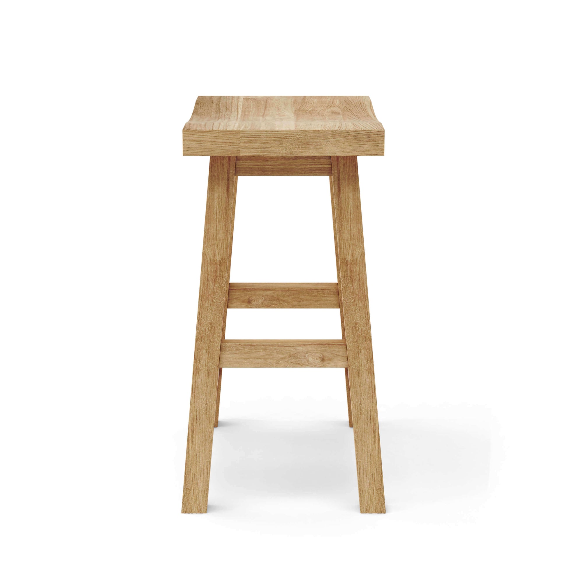 Anderson Teak Rectangular Outdoor Counter Stool made from durable solid teak wood construction
