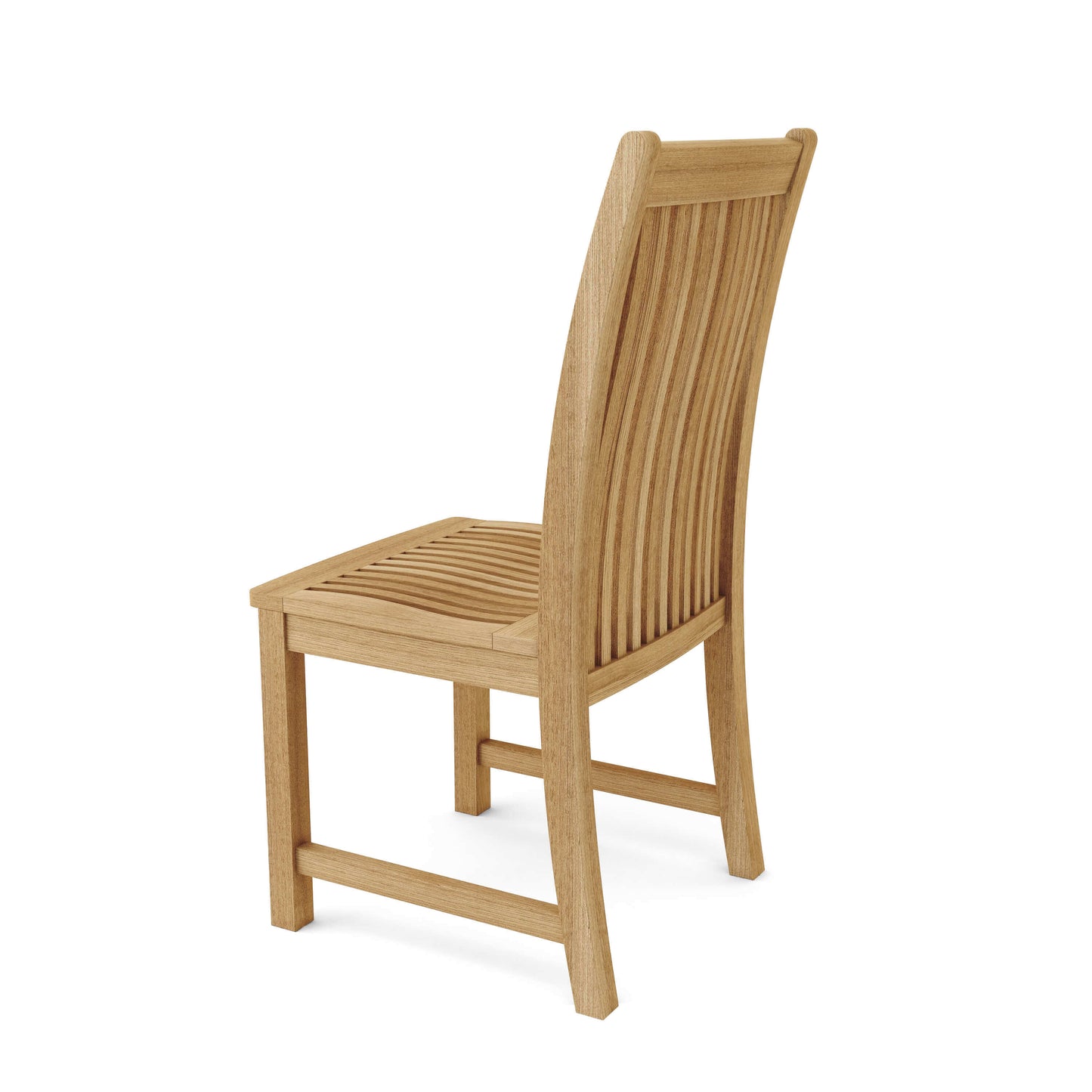 Anderson Teak outdoor dining side chair made from premium kiln-dried grade-A teak wood