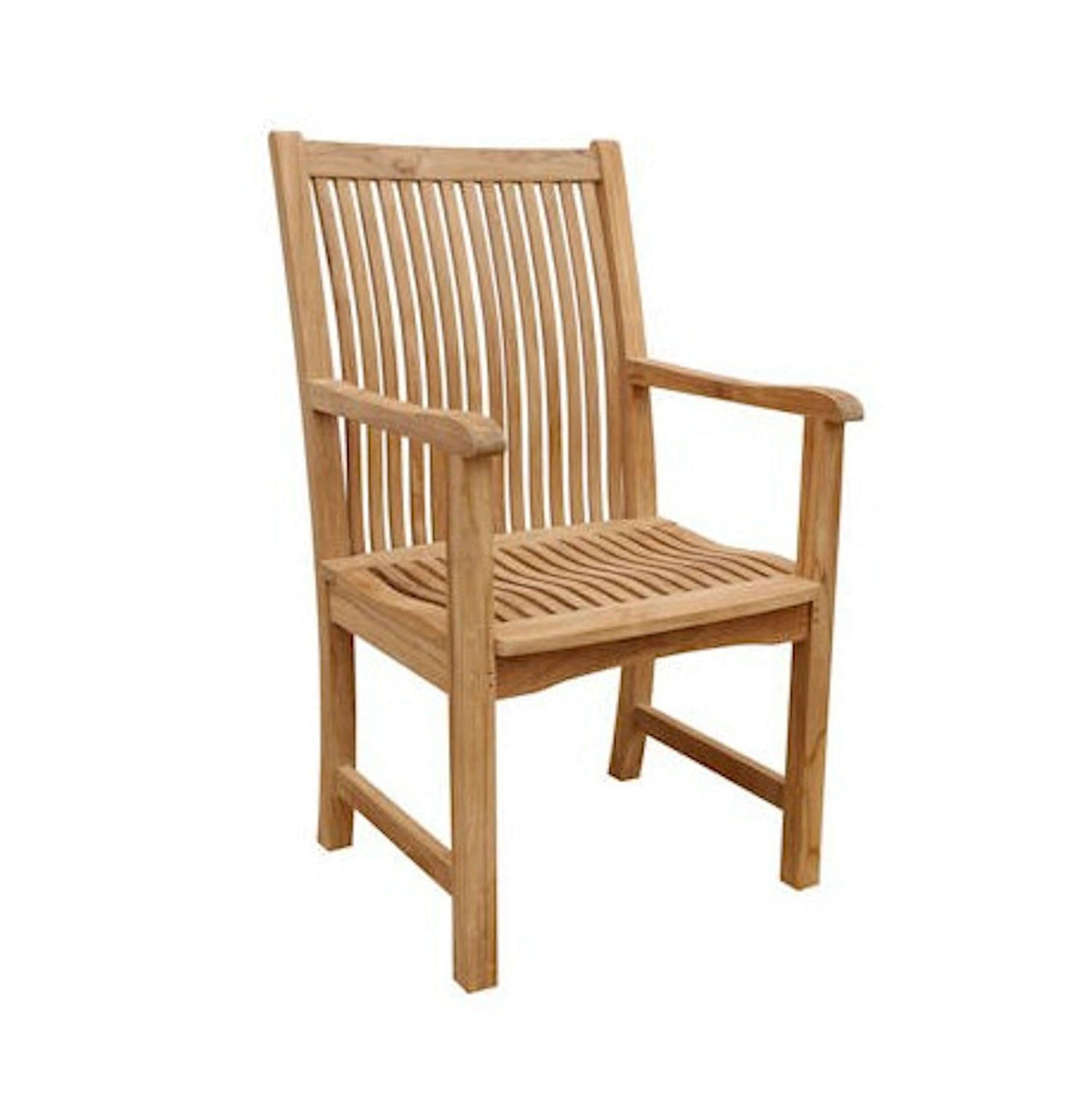 Anderson Teak outdoor dining armchair made from premium kiln-dried grade-A teak wood
