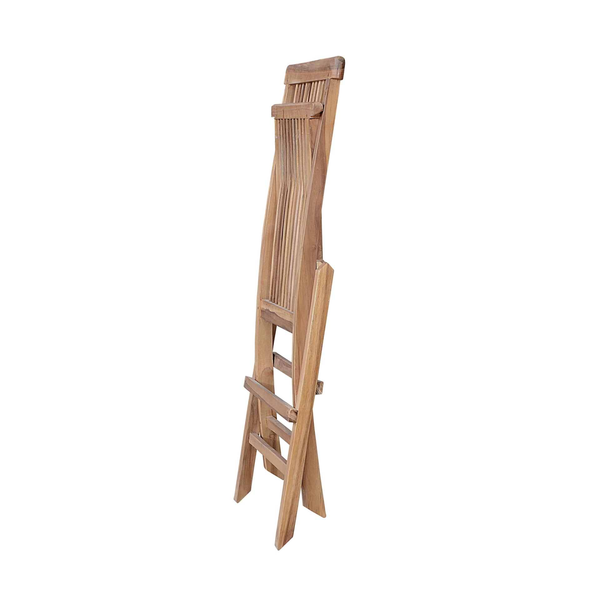 Anderson Teak Grade-A Teak wood outdoor folding chair set of 2 no assembly required