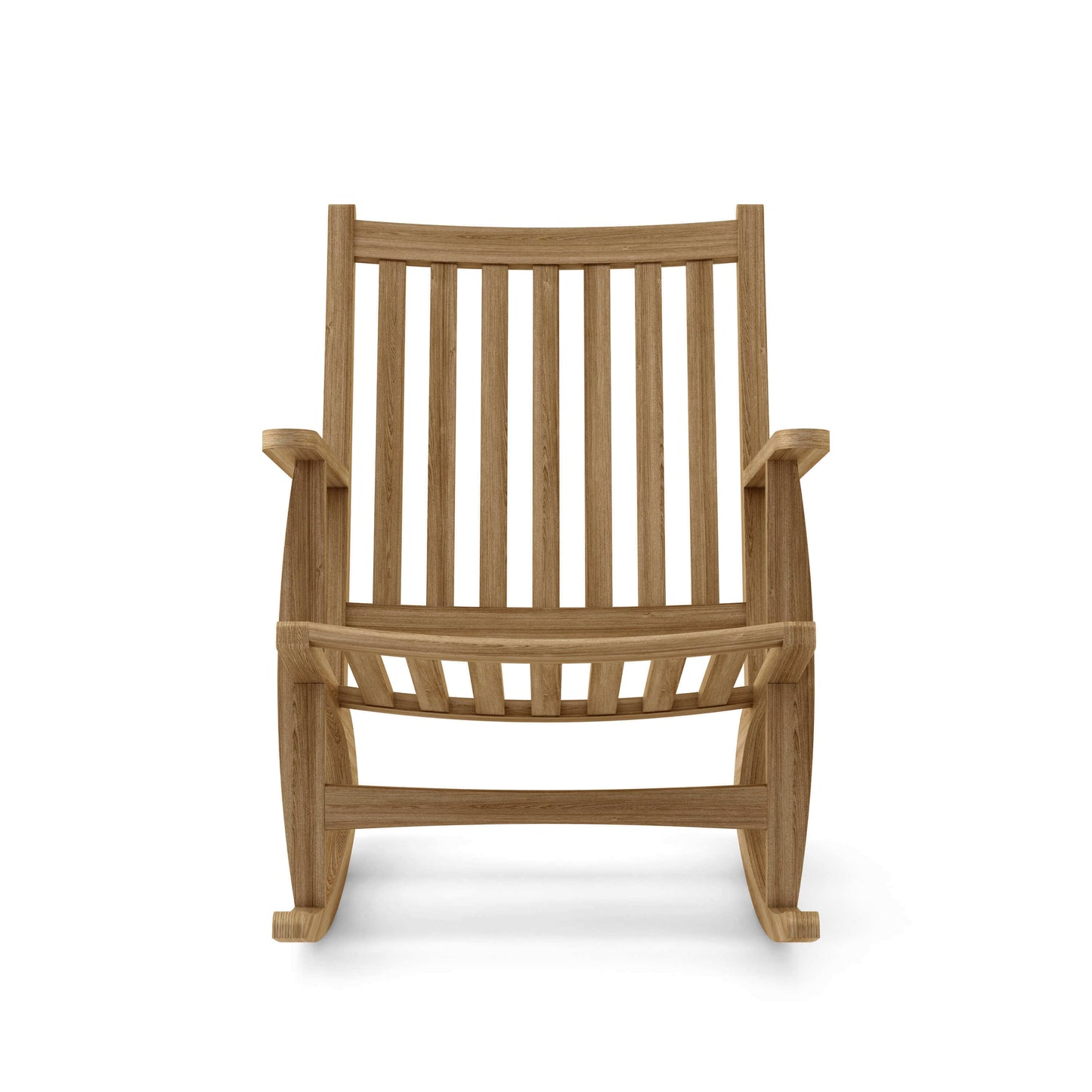 Anderson Teak Outdoor Modern Rocking Armchair made from teak wood