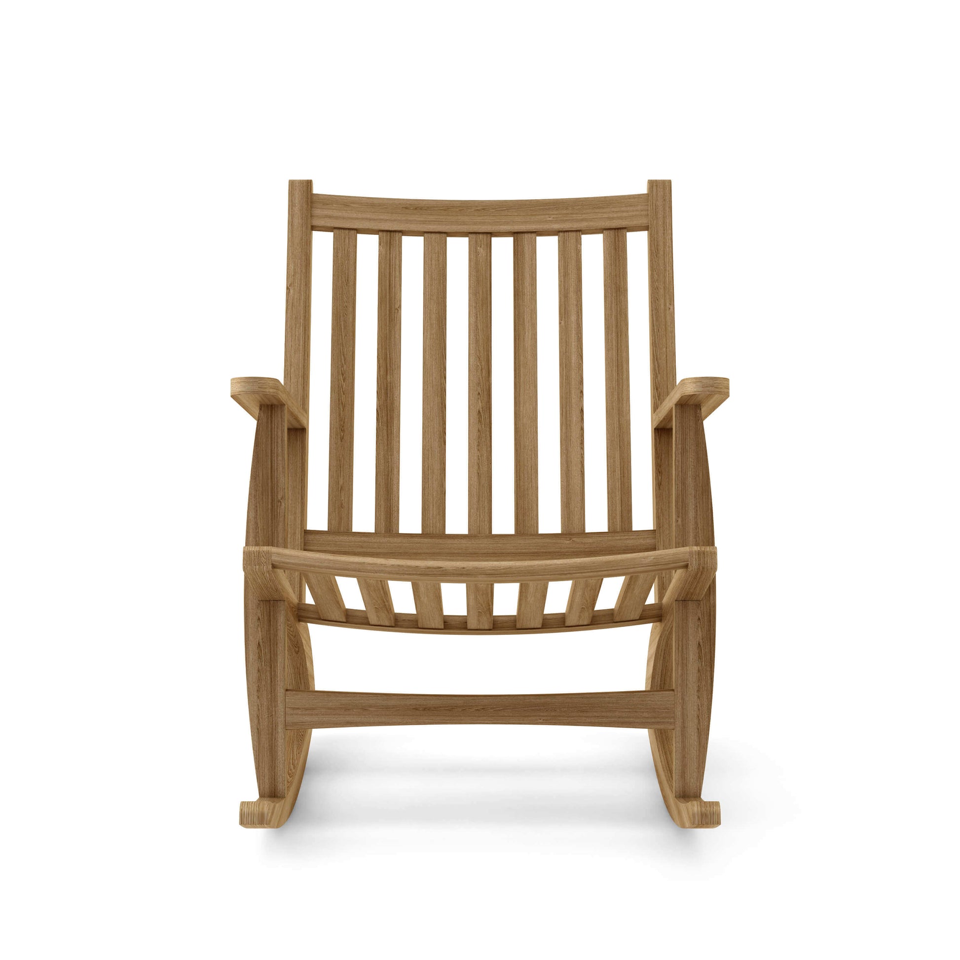 Anderson Teak Outdoor Modern Rocking Armchair made from teak wood