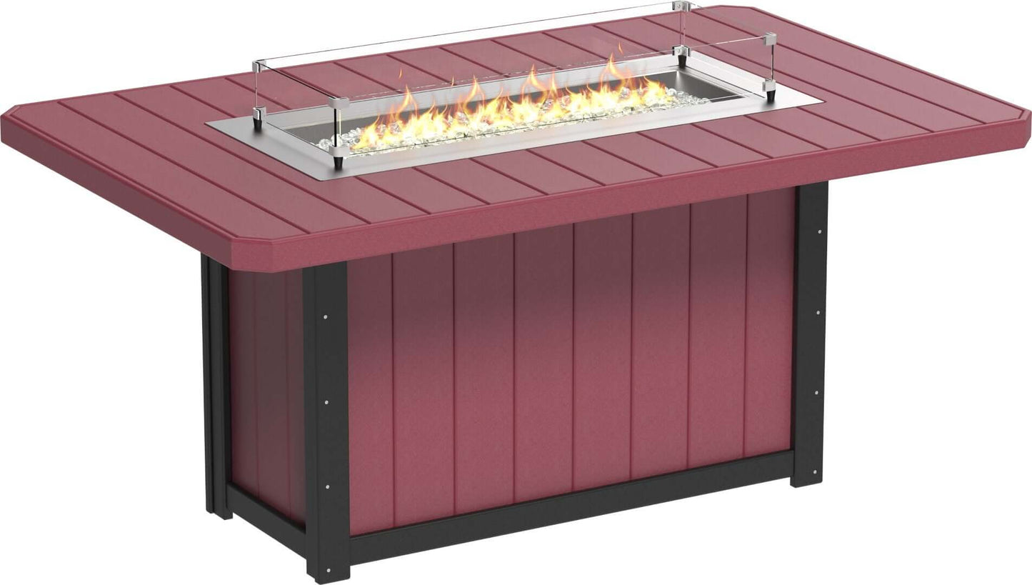 LuxCraft Lumin Fire Table 79" Rectangular