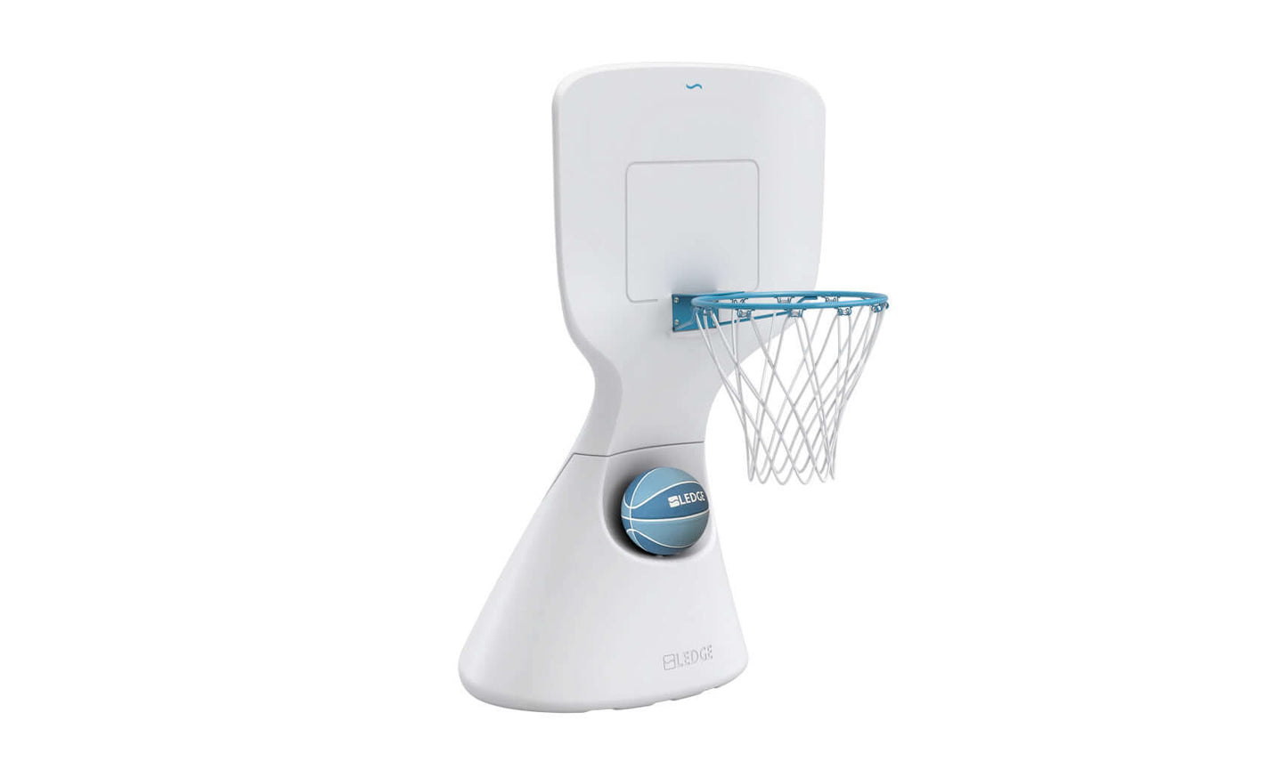 Ledge Lounger Hoopstr, the ultimate poolside basketball hoop designed for fun, style, and durability.
