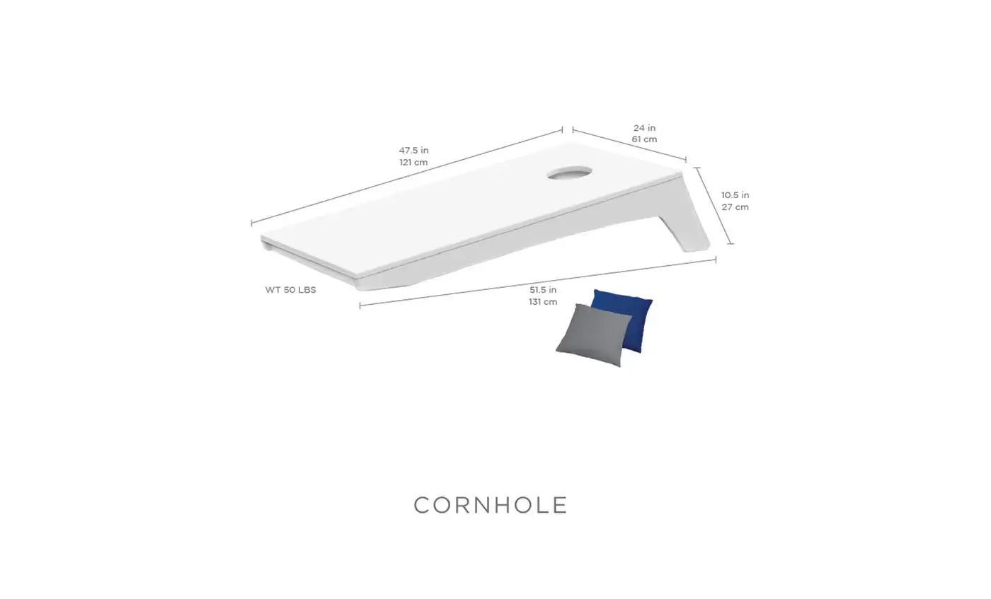 Crafted from premium, all-weather materials, the Cornhole Toss is built to withstand scorching sun, heavy rain, and everything in between without swelling, splintering, fading, or warping.