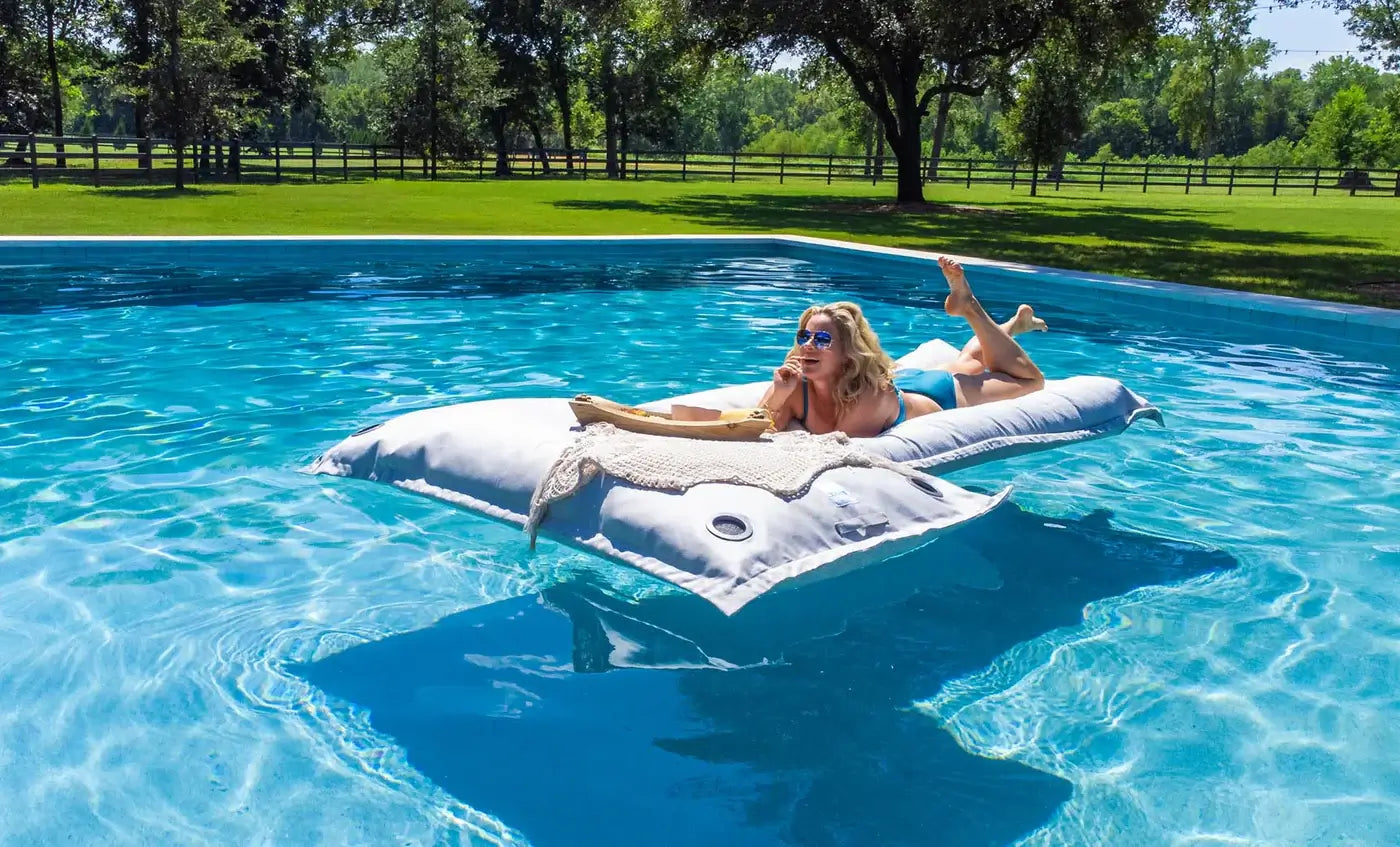 Ledge Lounger Laze Pillow | Luxurious In-Pool Float