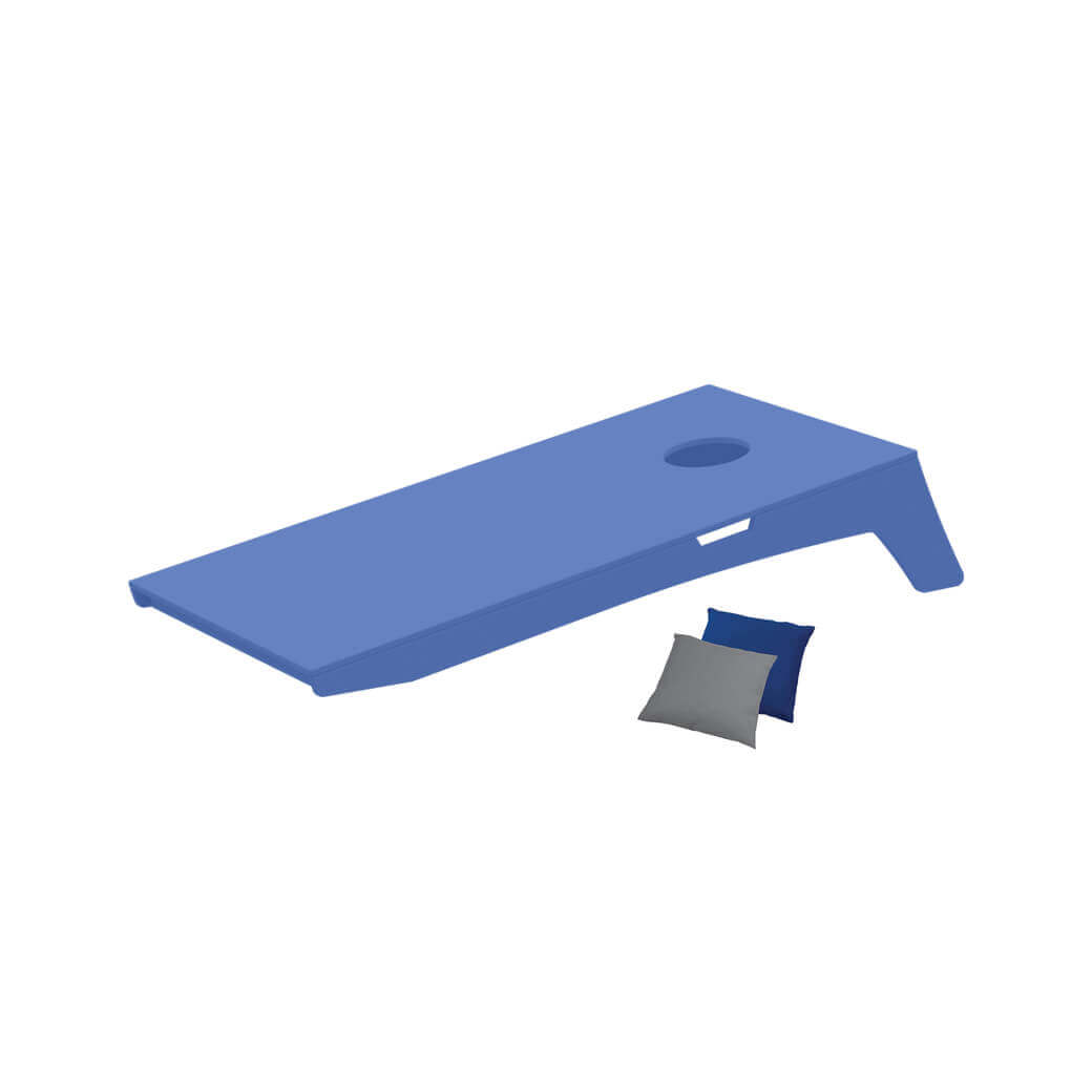 Whether you call it cornhole, bean bag toss, or tailgate toss, this complete set—featuring two durable boards and two sets of four resin-filled bean bags in your choice of colors.