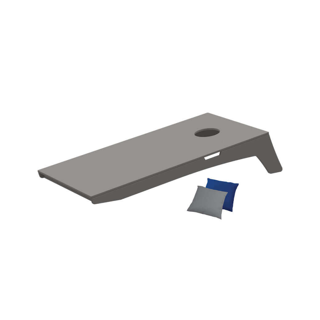 Whether you call it cornhole, bean bag toss, or tailgate toss, this complete set—featuring two durable boards and two sets of four resin-filled bean bags in your choice of colors.