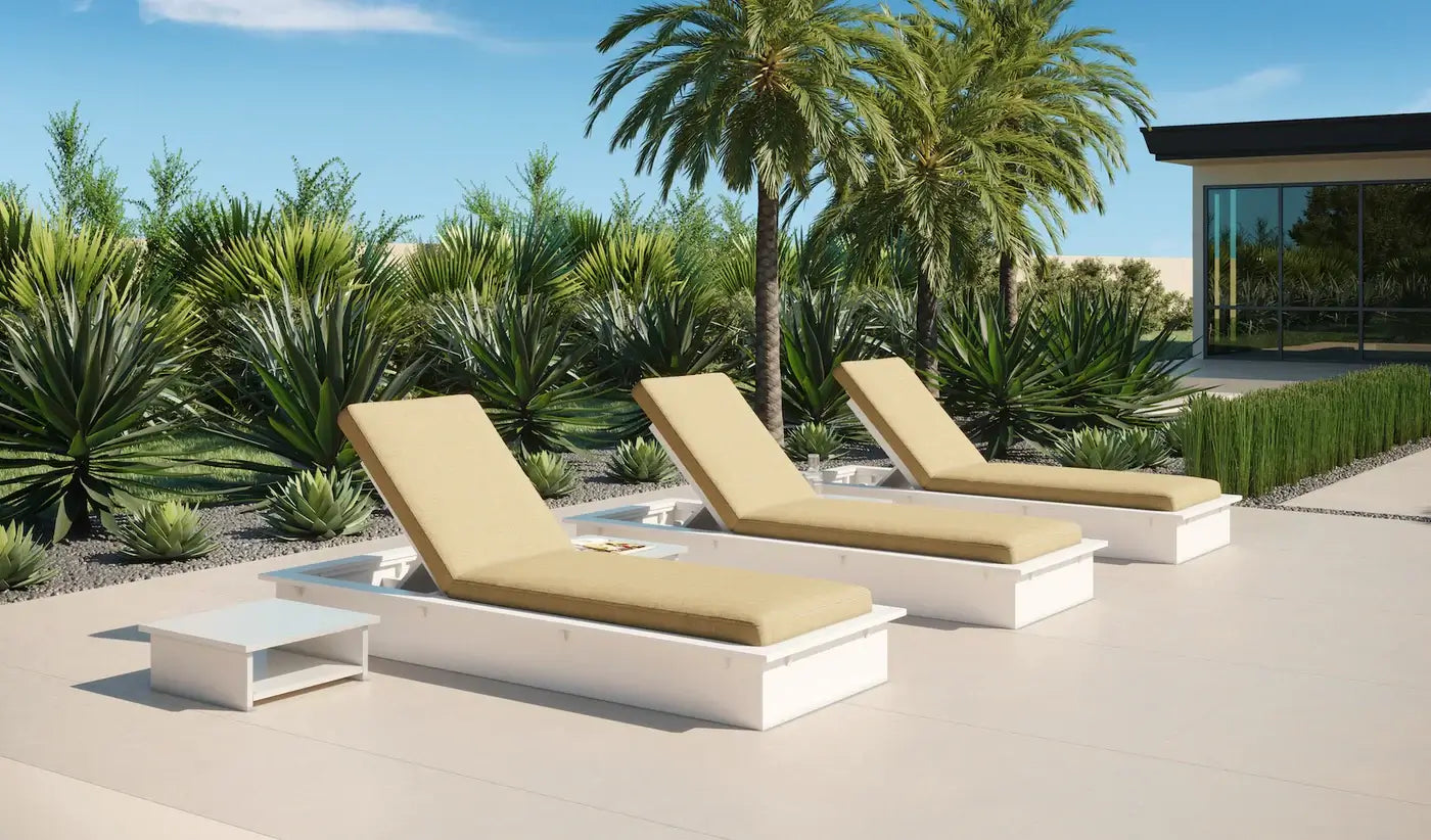Perfect for poolside lounging, deck sipping, or patio relaxation, this chaise lounge chair invites you to create unforgettable memories in style.