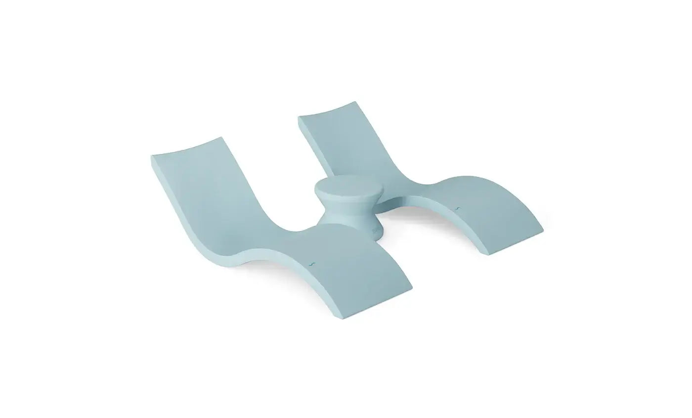 This set, featuring two Signature In-Pool Chaise Loungers and a Signature Side Table, is perfect for sharing unforgettable moments with a friend on your pool’s tanning ledge, baja shelf, or sun shelf with water depths of 0-9 inches.