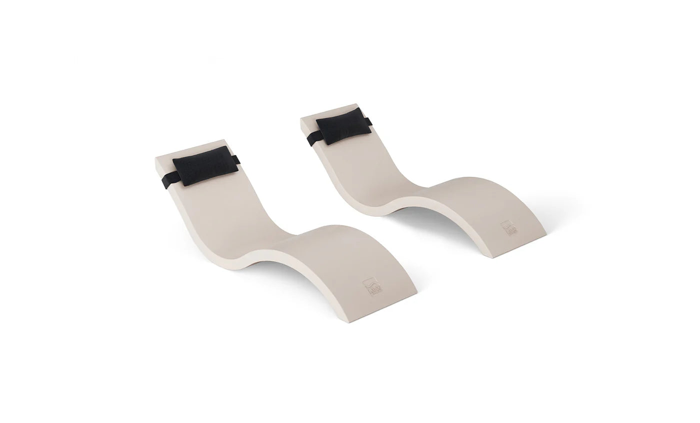 Ledge Lounger Signature Chaise & Headrest Pillow In-Pool Set
