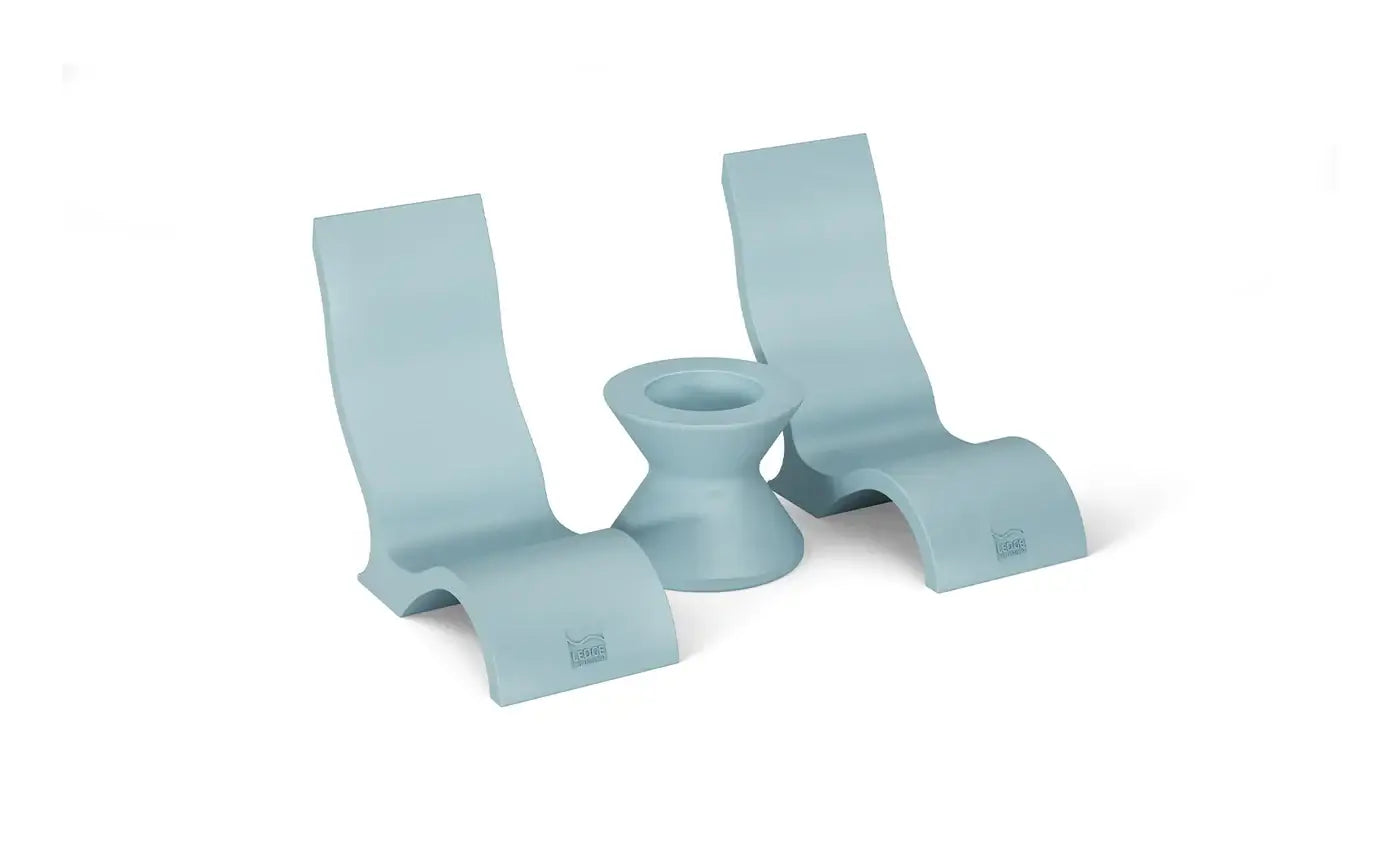 Ledge Lounger Signature Chair & Side Table In-Pool Set