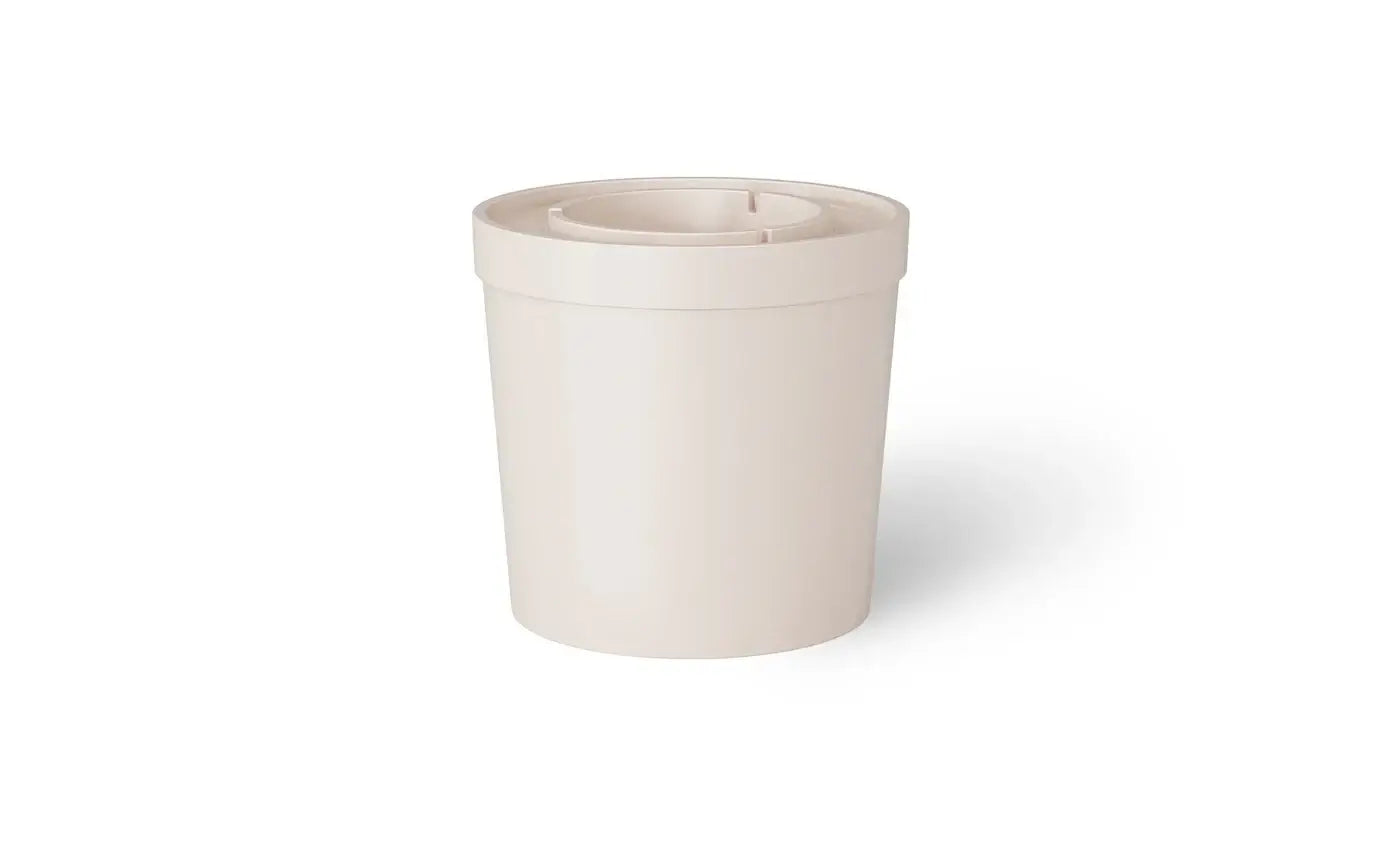 This multi-purpose accessory serves as a side table, beverage cooler, and umbrella base, designed for sun shelves, tanning ledges, or decks with water depths up to 15 inches.