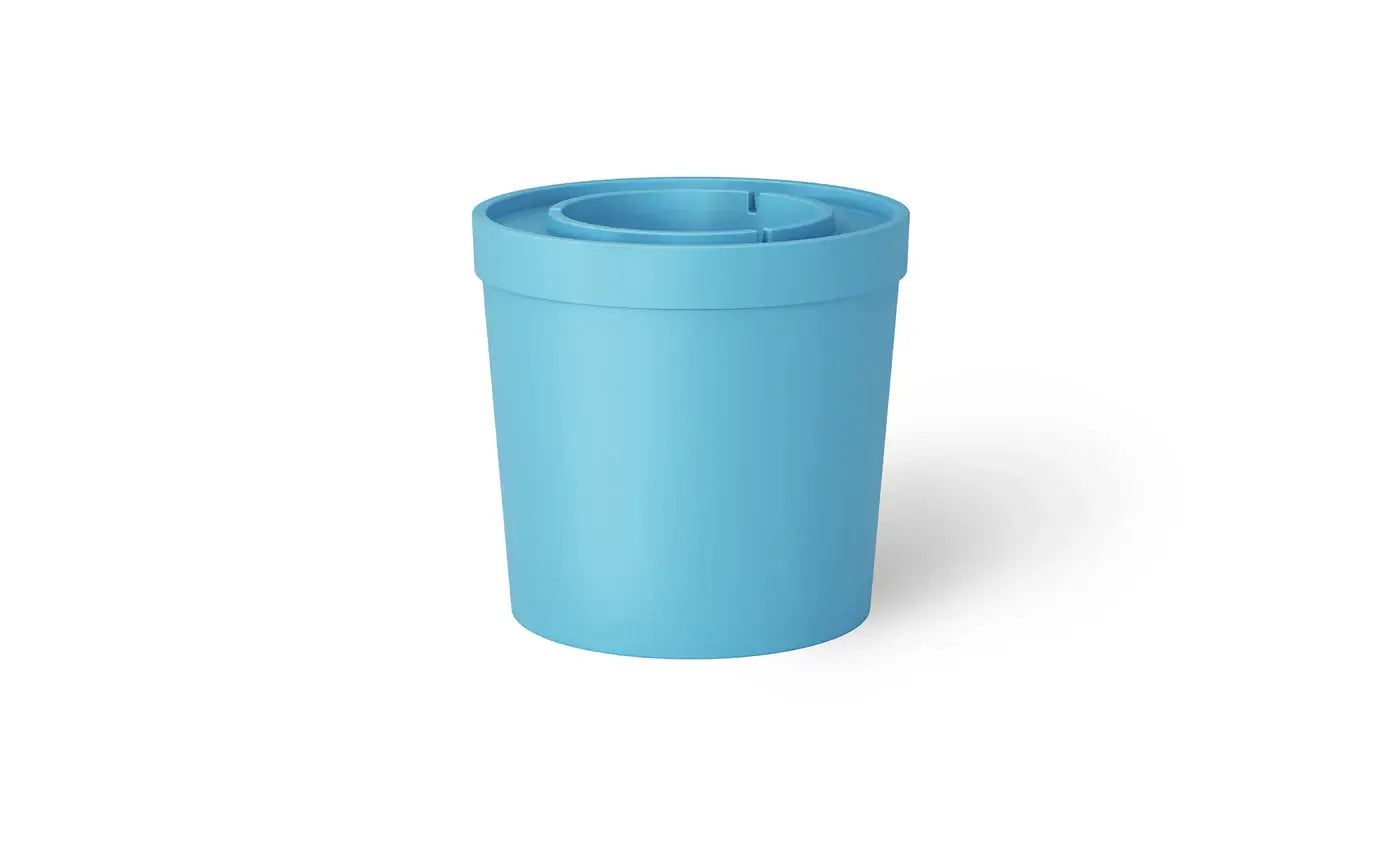 This multi-purpose accessory serves as a side table, beverage cooler, and umbrella base, designed for sun shelves, tanning ledges, or decks with water depths up to 15 inches.