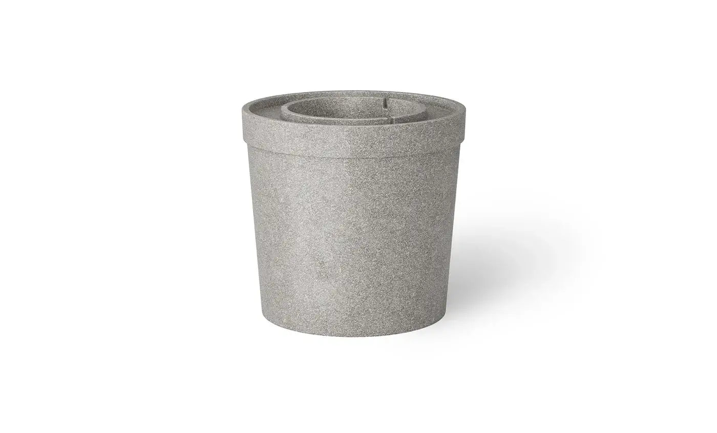This multi-purpose accessory serves as a side table, beverage cooler, and umbrella base, designed for sun shelves, tanning ledges, or decks with water depths up to 15 inches.
