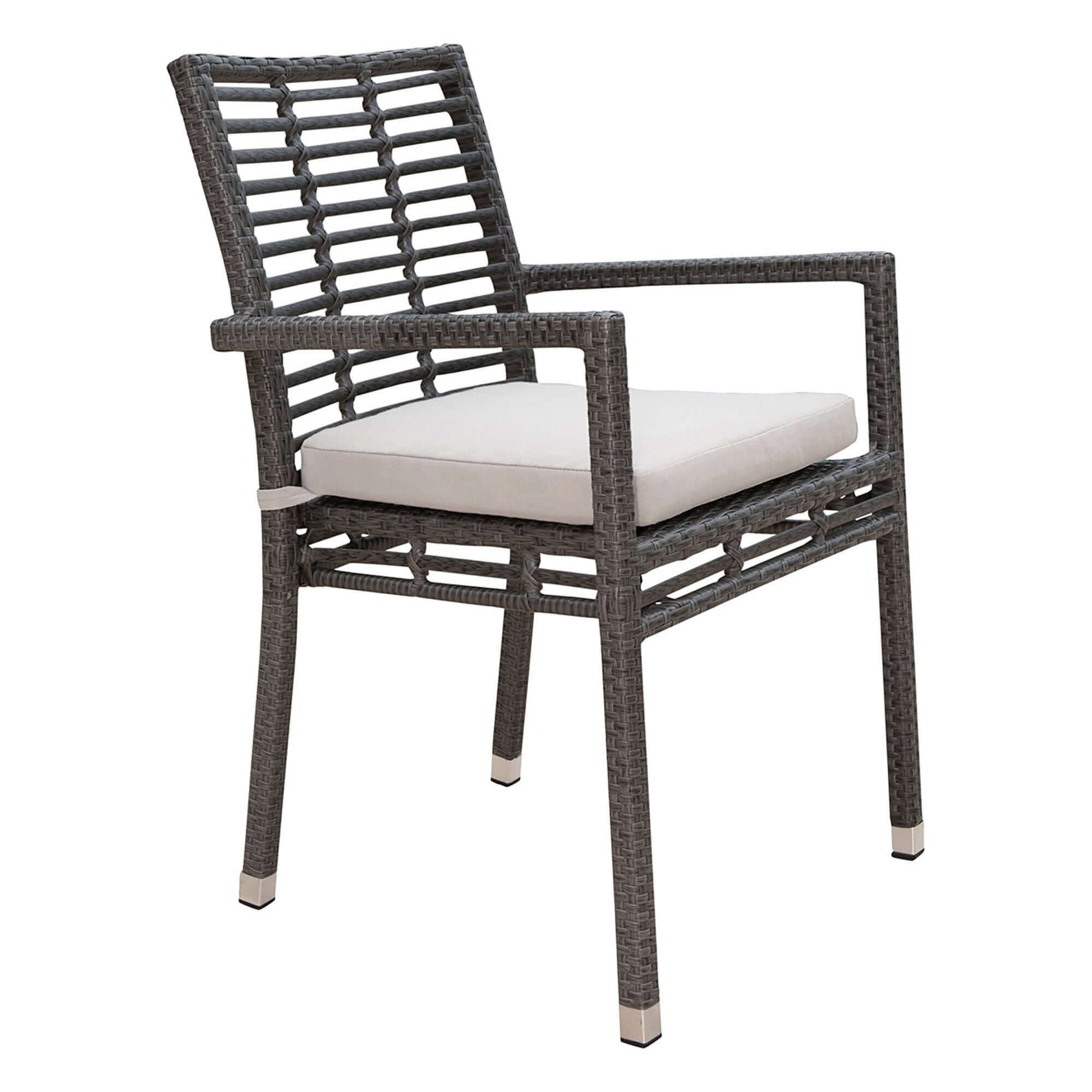 Panama Jack UV and weather-resistant stackable outdoor armchairs with cushions set of 2