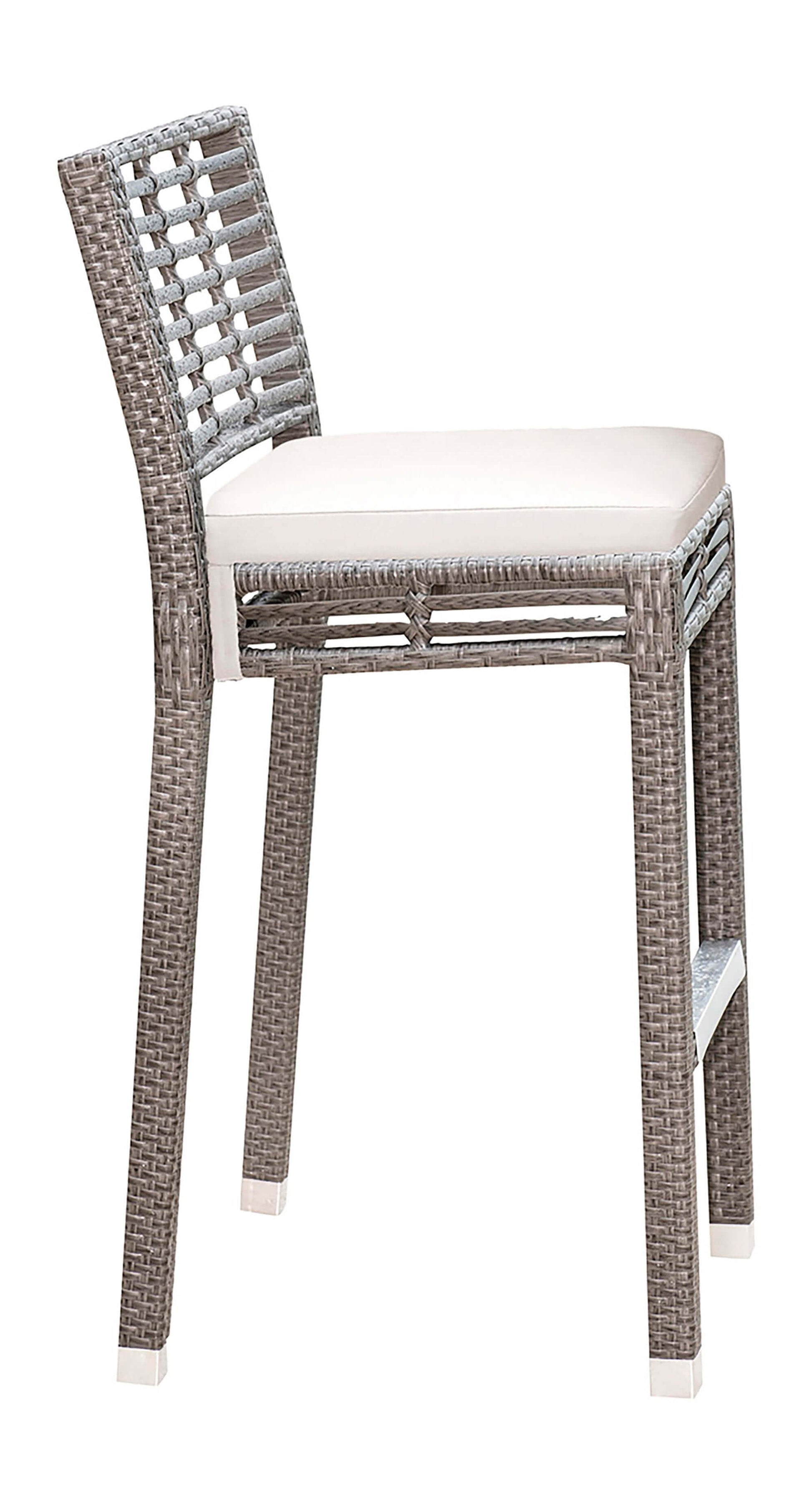 Panama Jack UV and weather-resistant stackable outdoor barstools with cushions set of 2