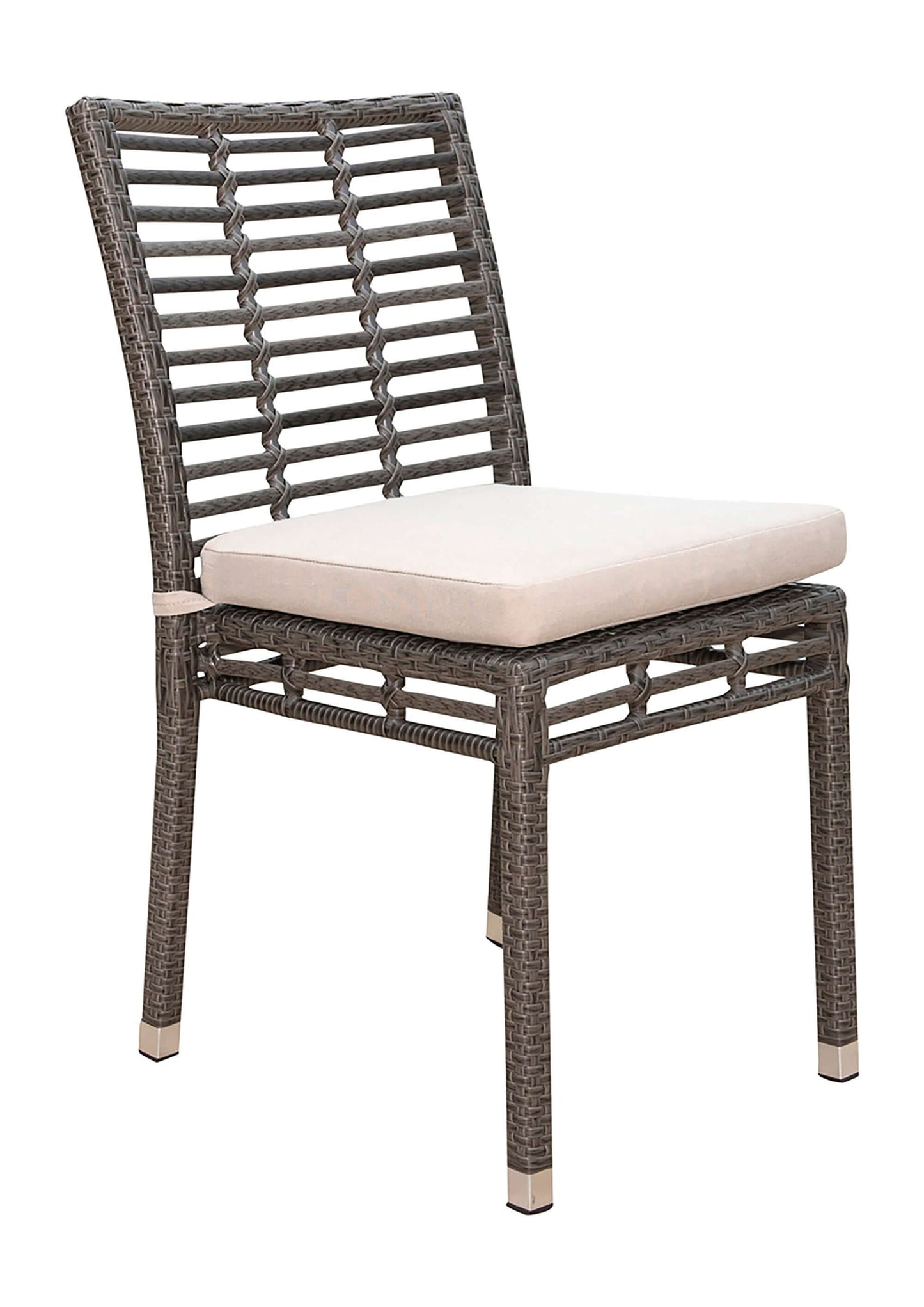 Panama Jack UV and weather-resistant stackable outdoor side chairs with cushions set of 2