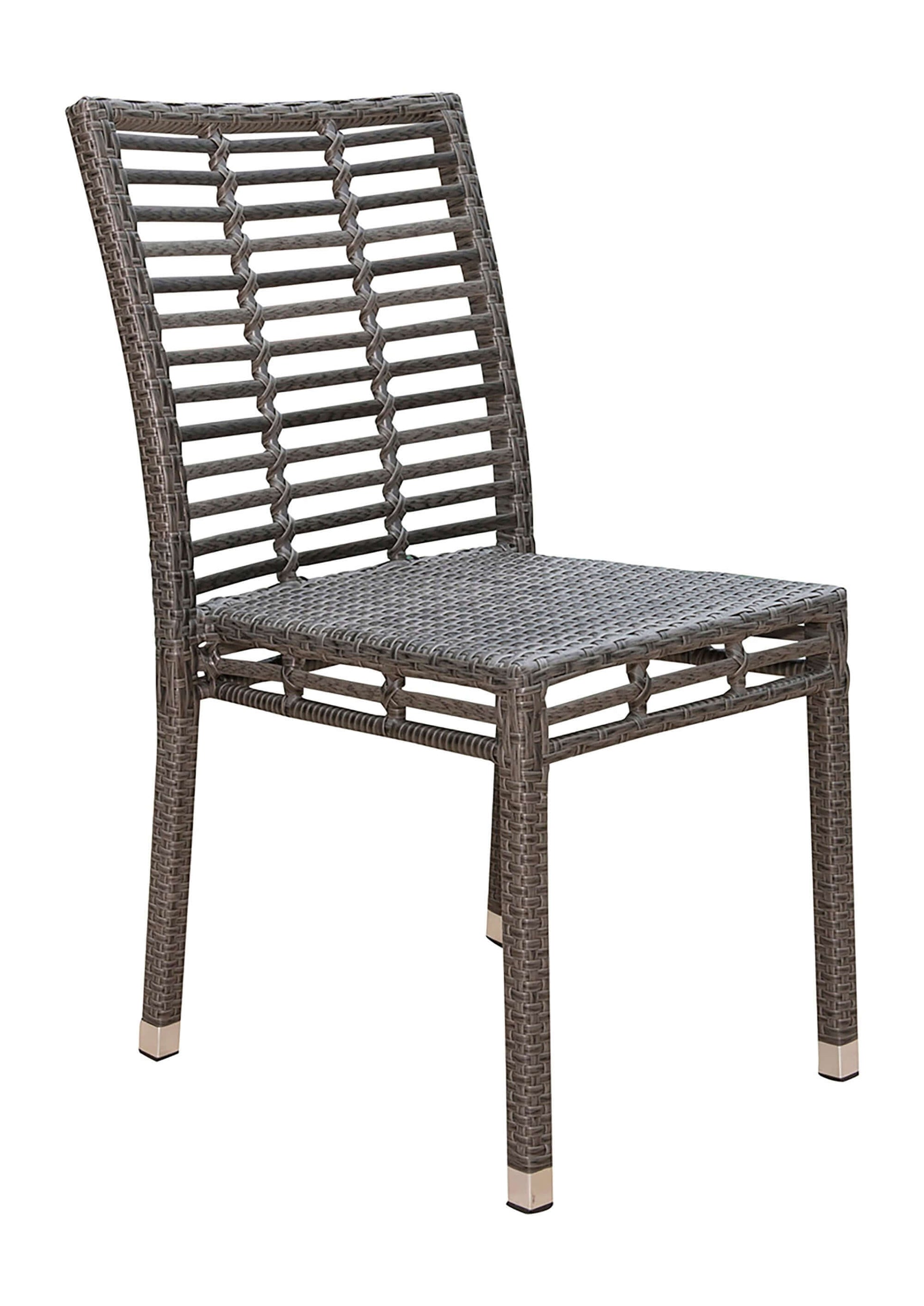 Panama Jack UV and weather-resistant stackable outdoor side chairs with cushions set of 2